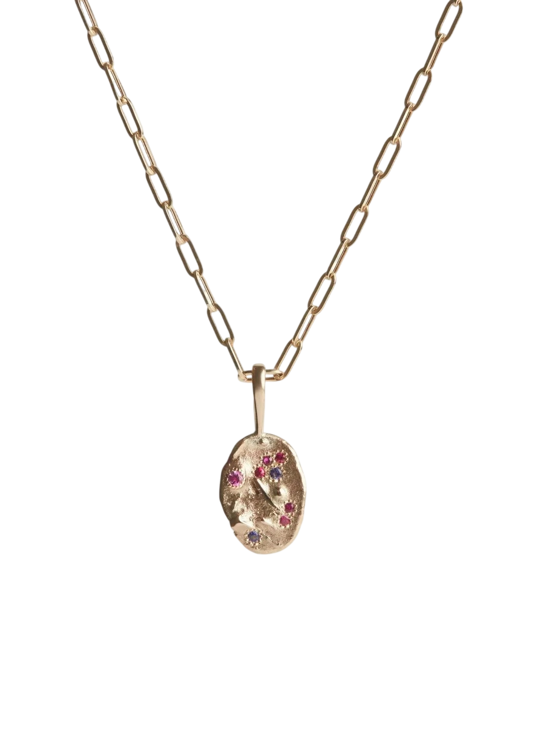 Oval Coin Relic Necklace