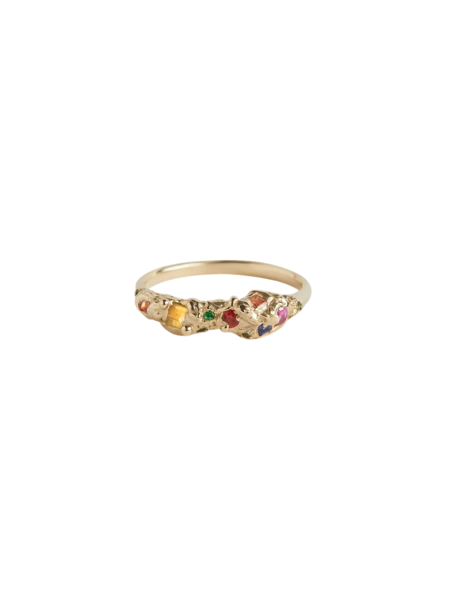 Multi-Coloured Sapphire Treasure Ring