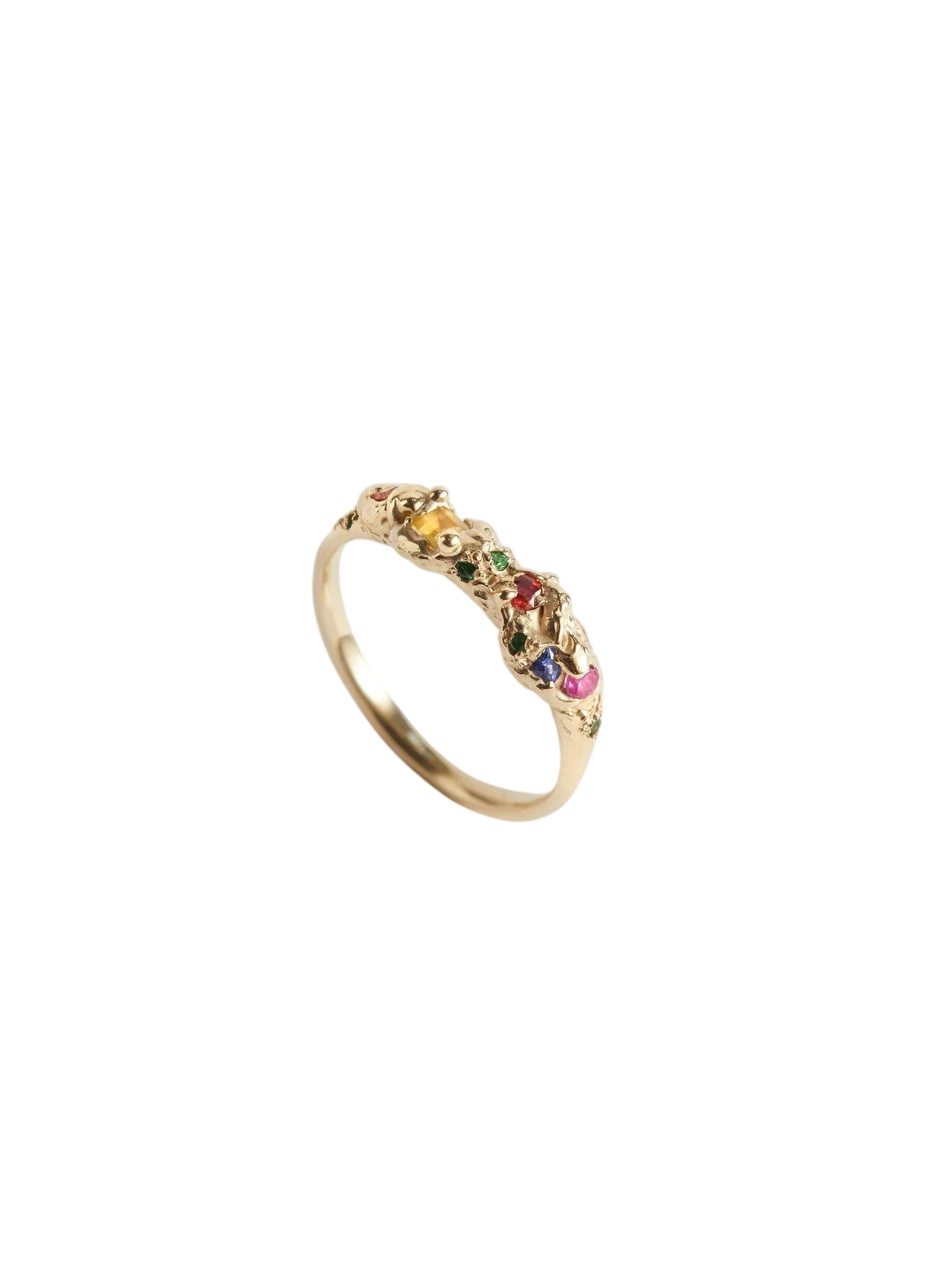 Multi-Coloured Sapphire Treasure Ring
