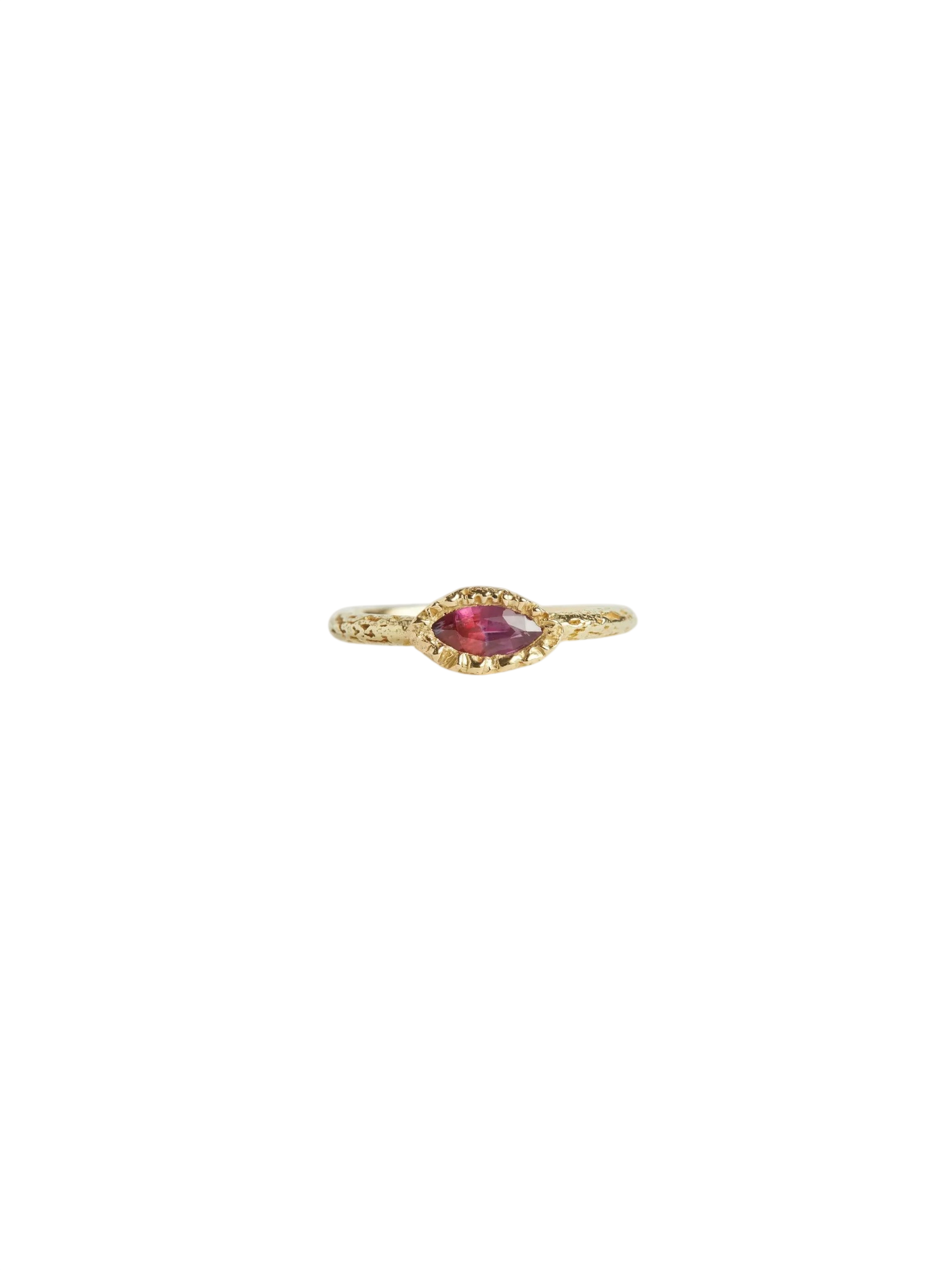 Marquise Red Sapphire Treasure Ring