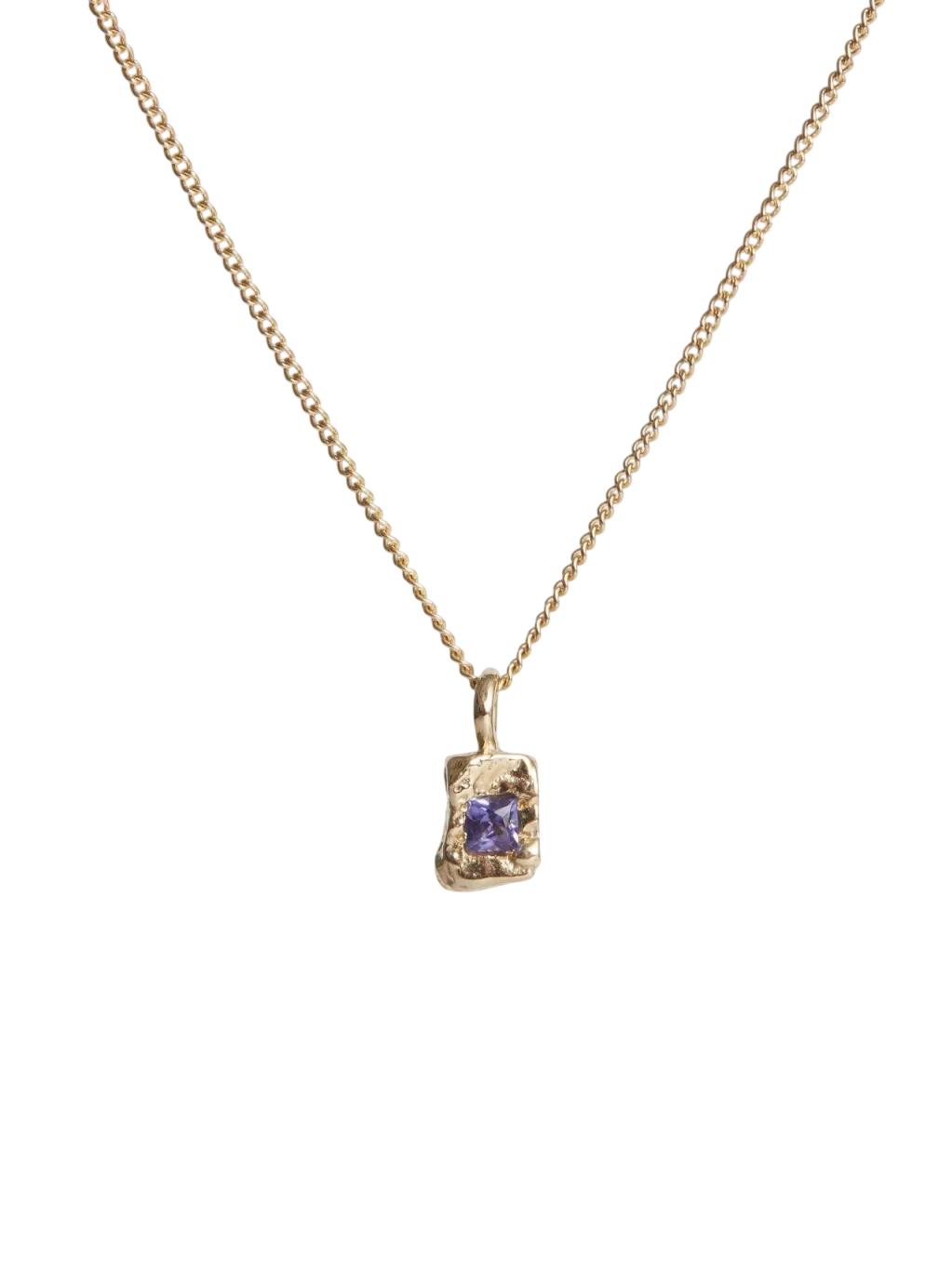 Tanzanite Rock Necklace