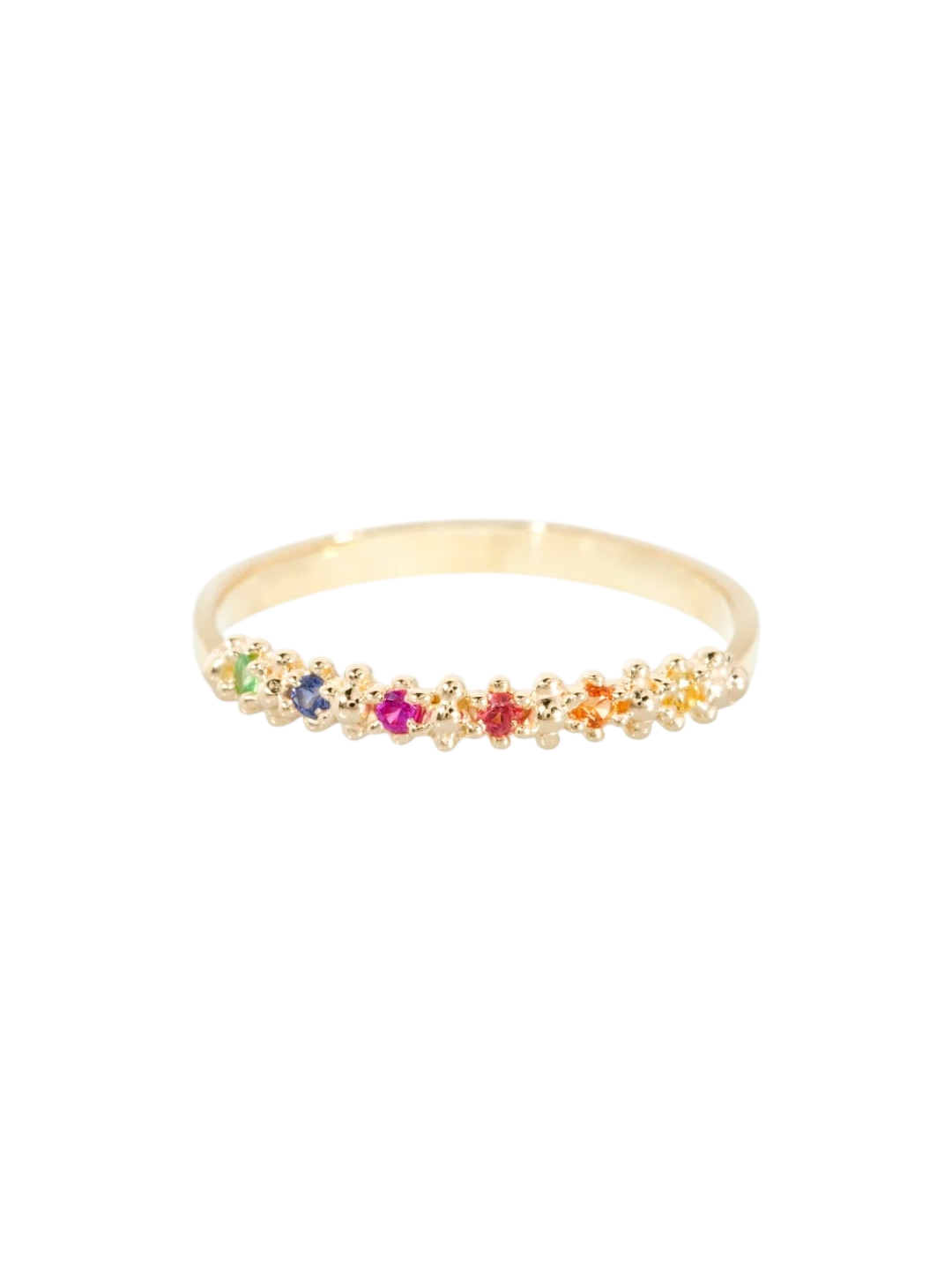Carmel Stack Ring - Rainbow photo