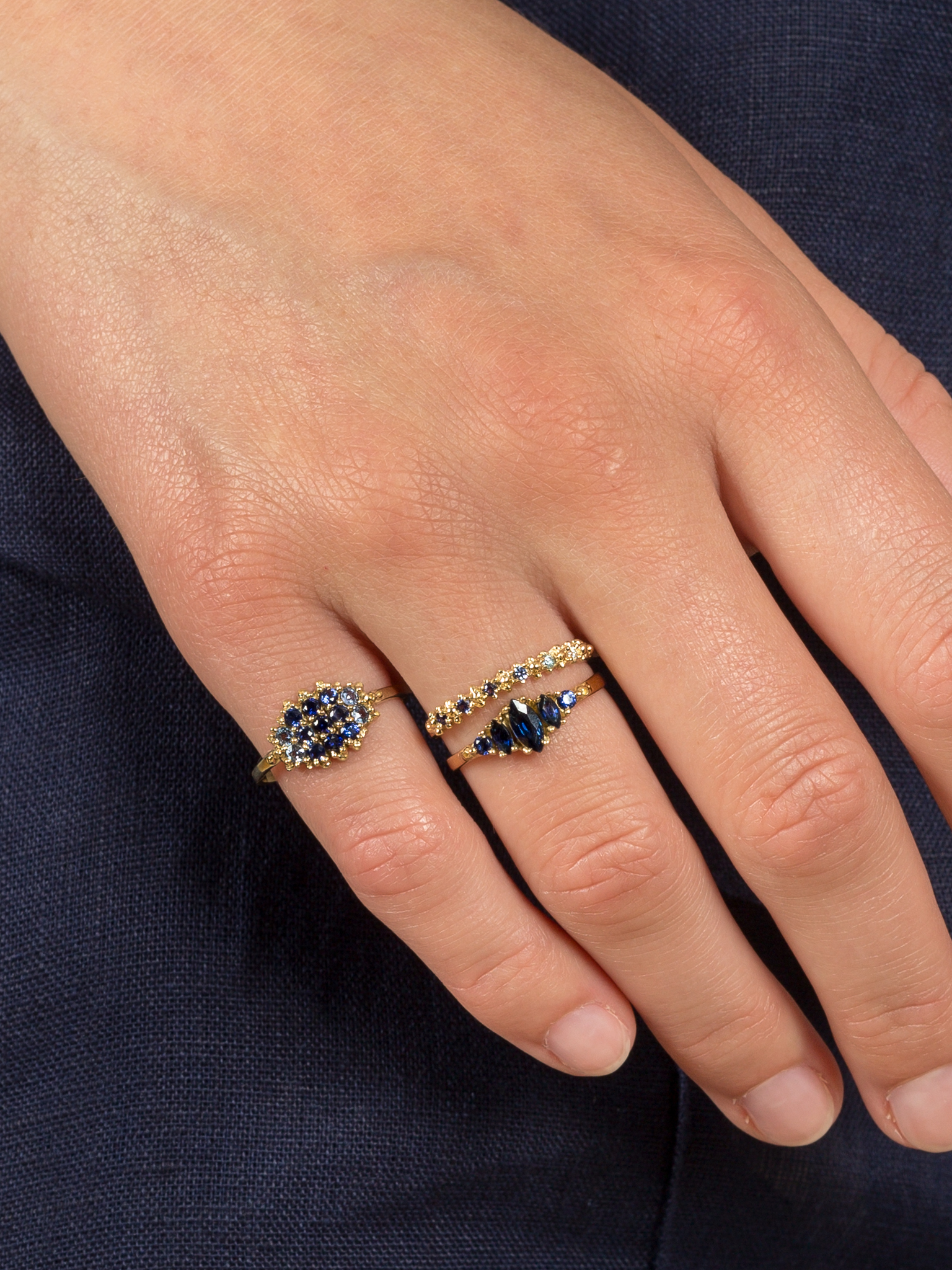 Fereastra ombre blue ring