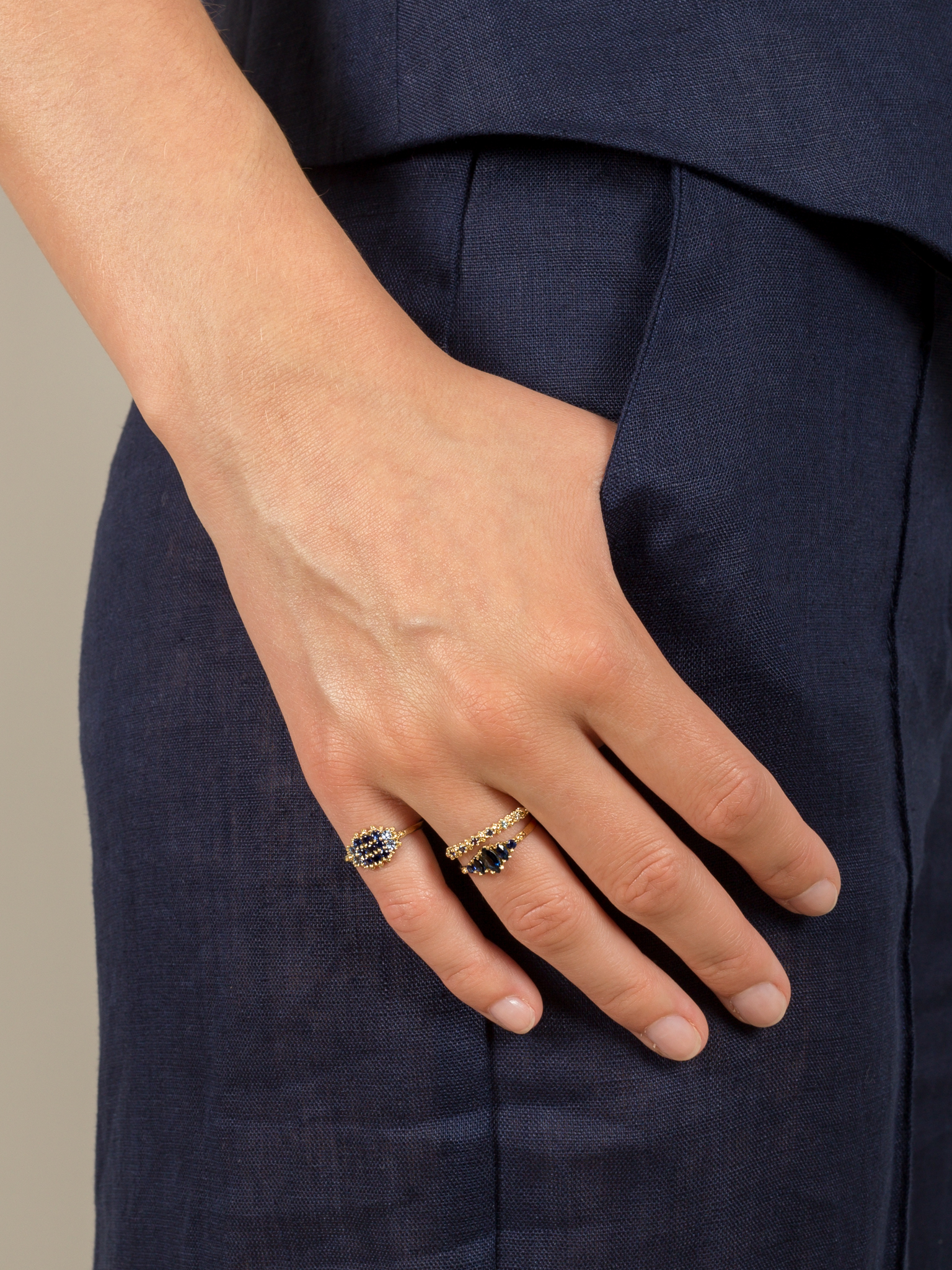 Fereastra ombre blue ring