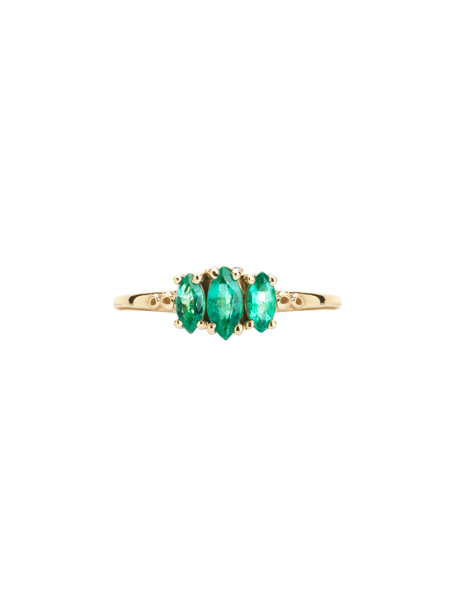Rosa emerald ring
