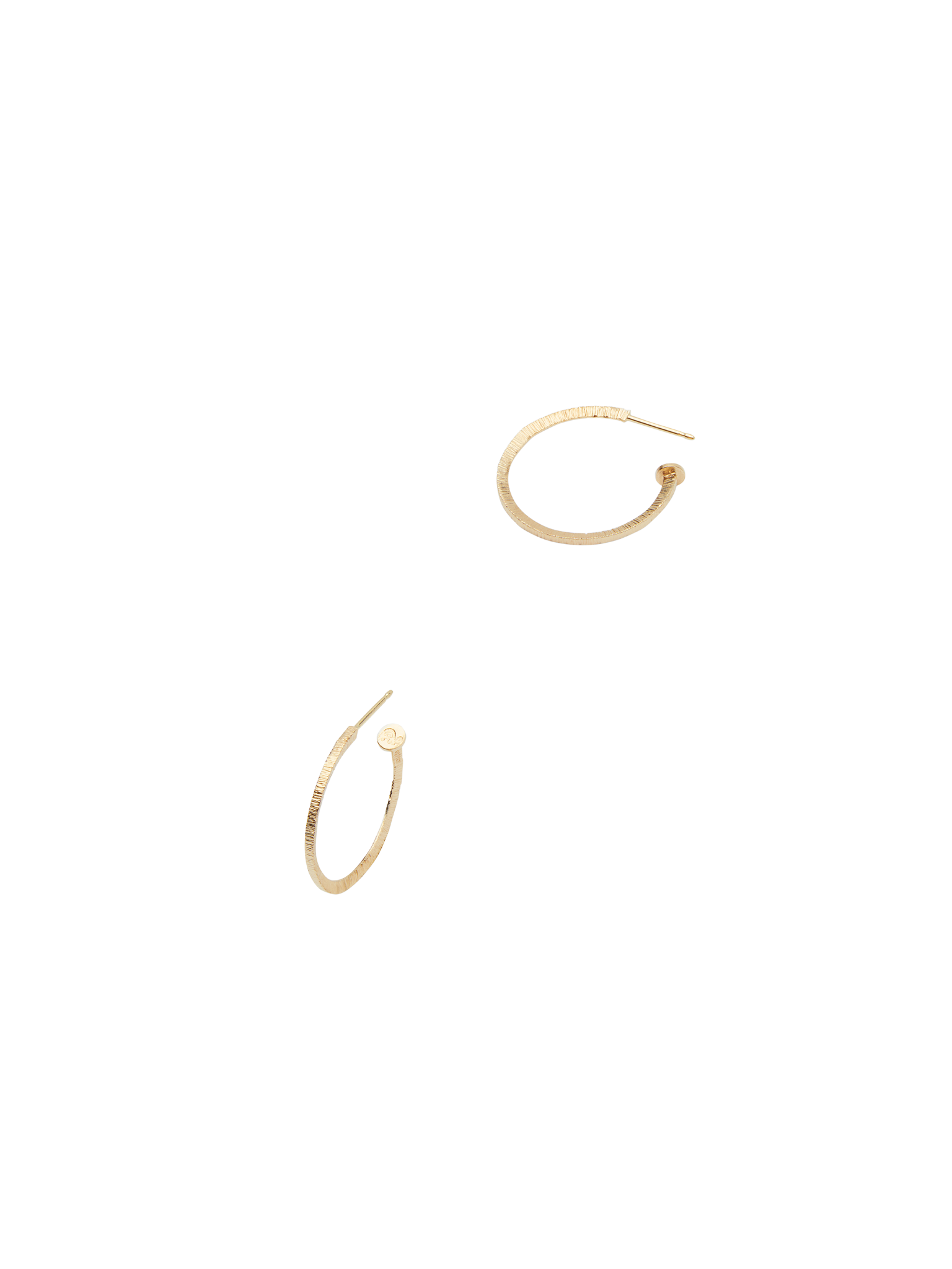 Randi creol earrings in 18k yellow gold