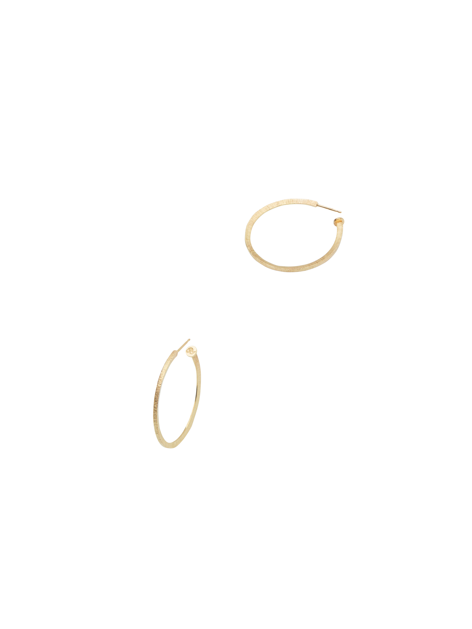 Randi creol earrings in 18k yellow gold