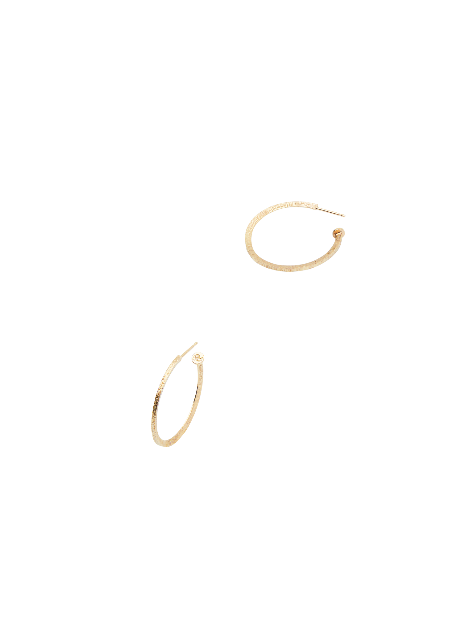 Randi creol earrings in 18k yellow gold