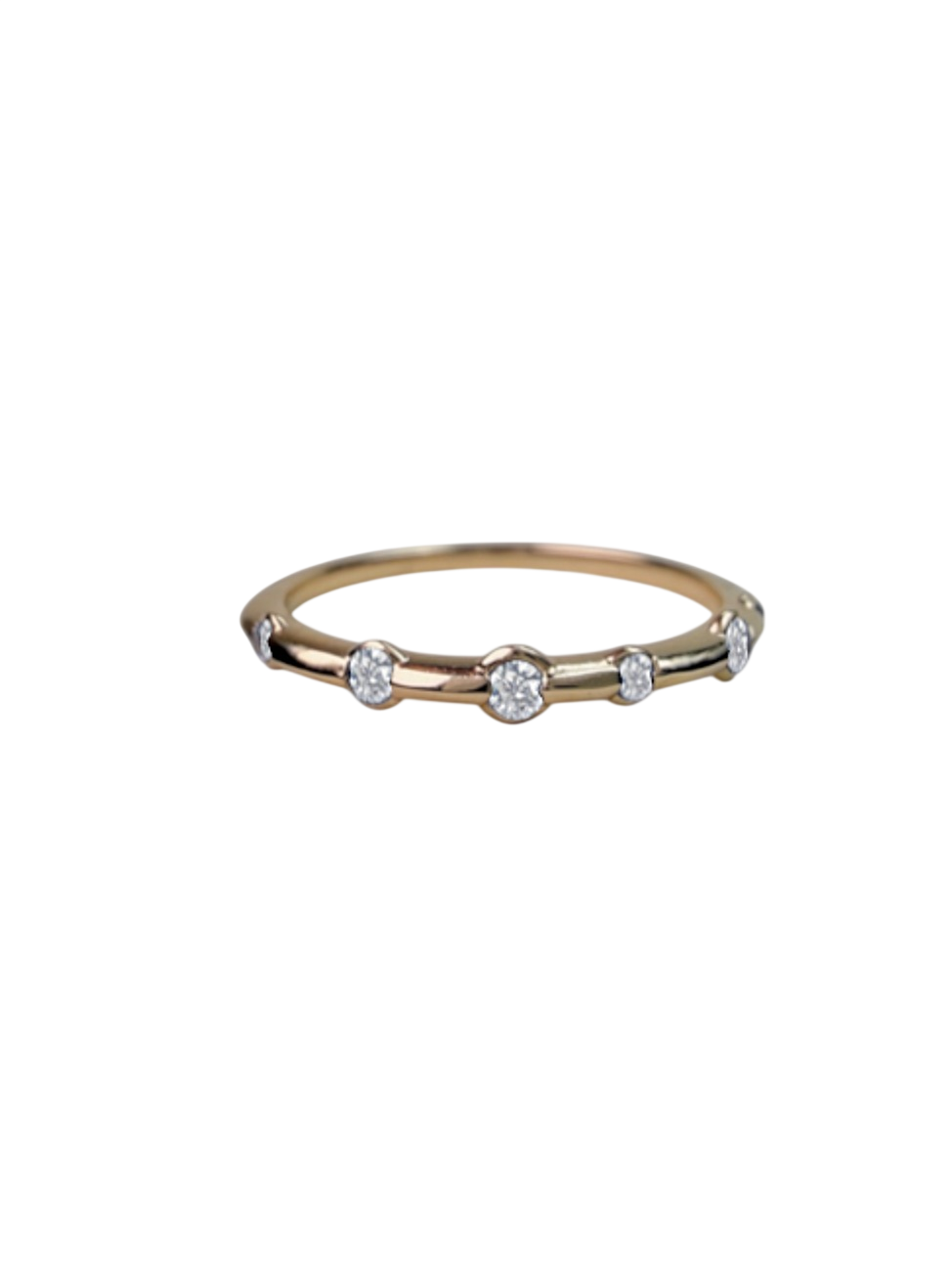 Stardust Demi Band - White diamond photo