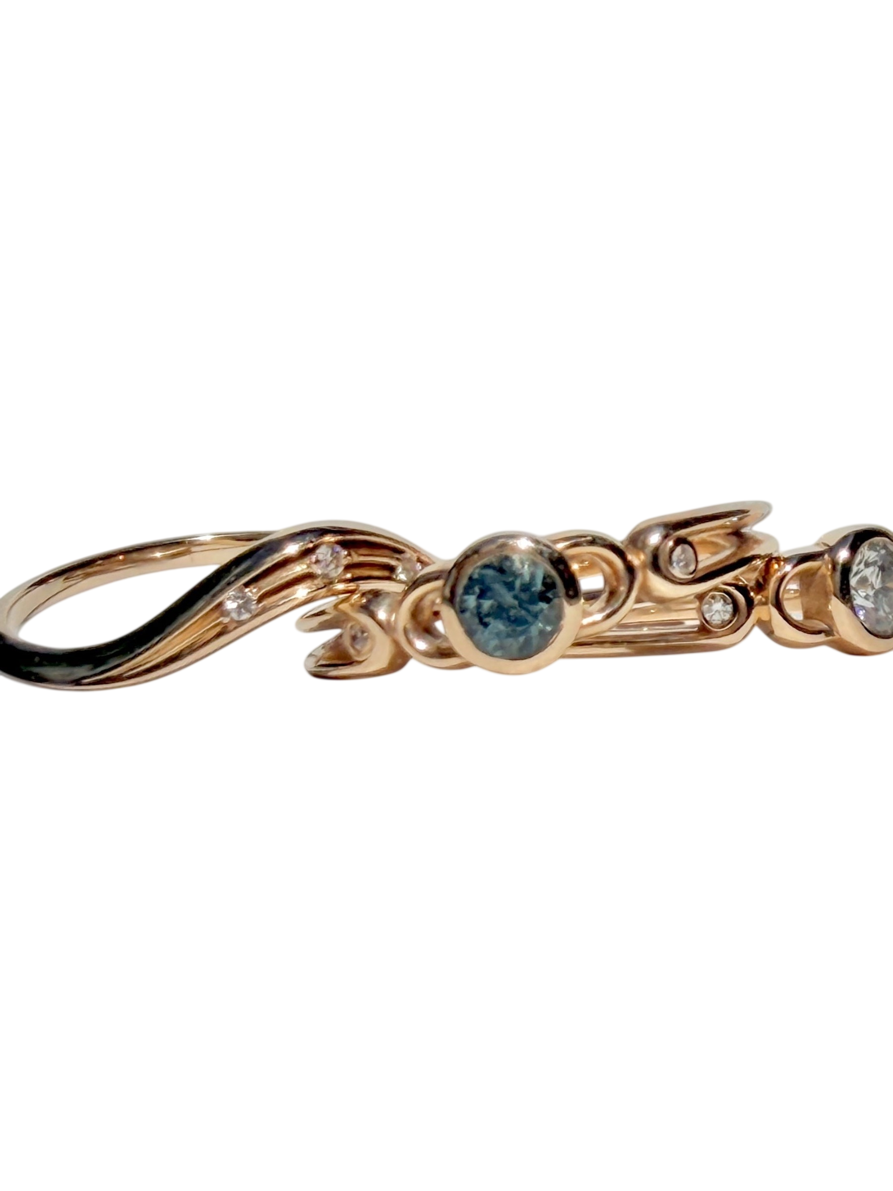 Great Encounter Ring - Australian Teal Sapphire