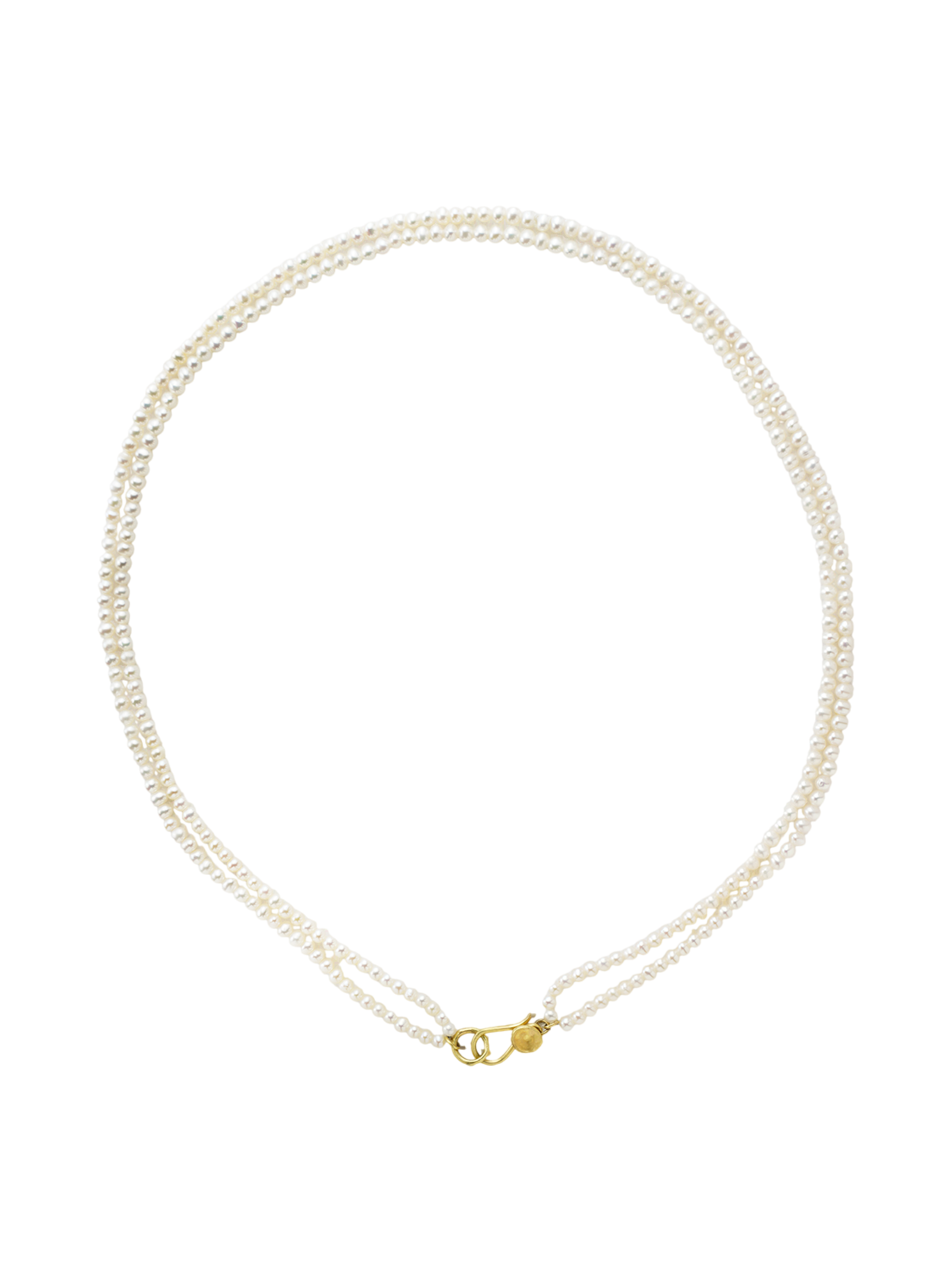 Petite pearl necklace