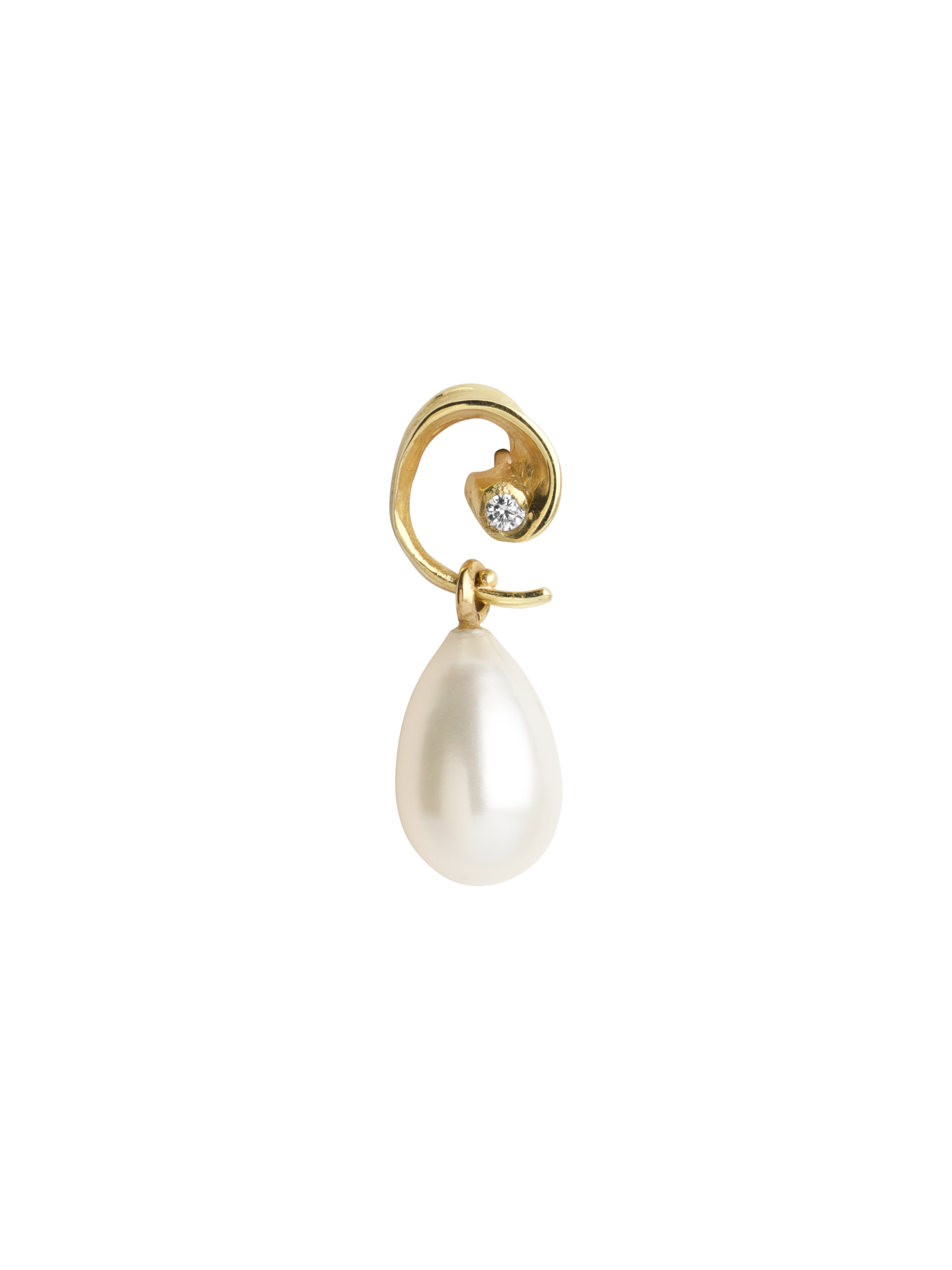Pure pearl earring 