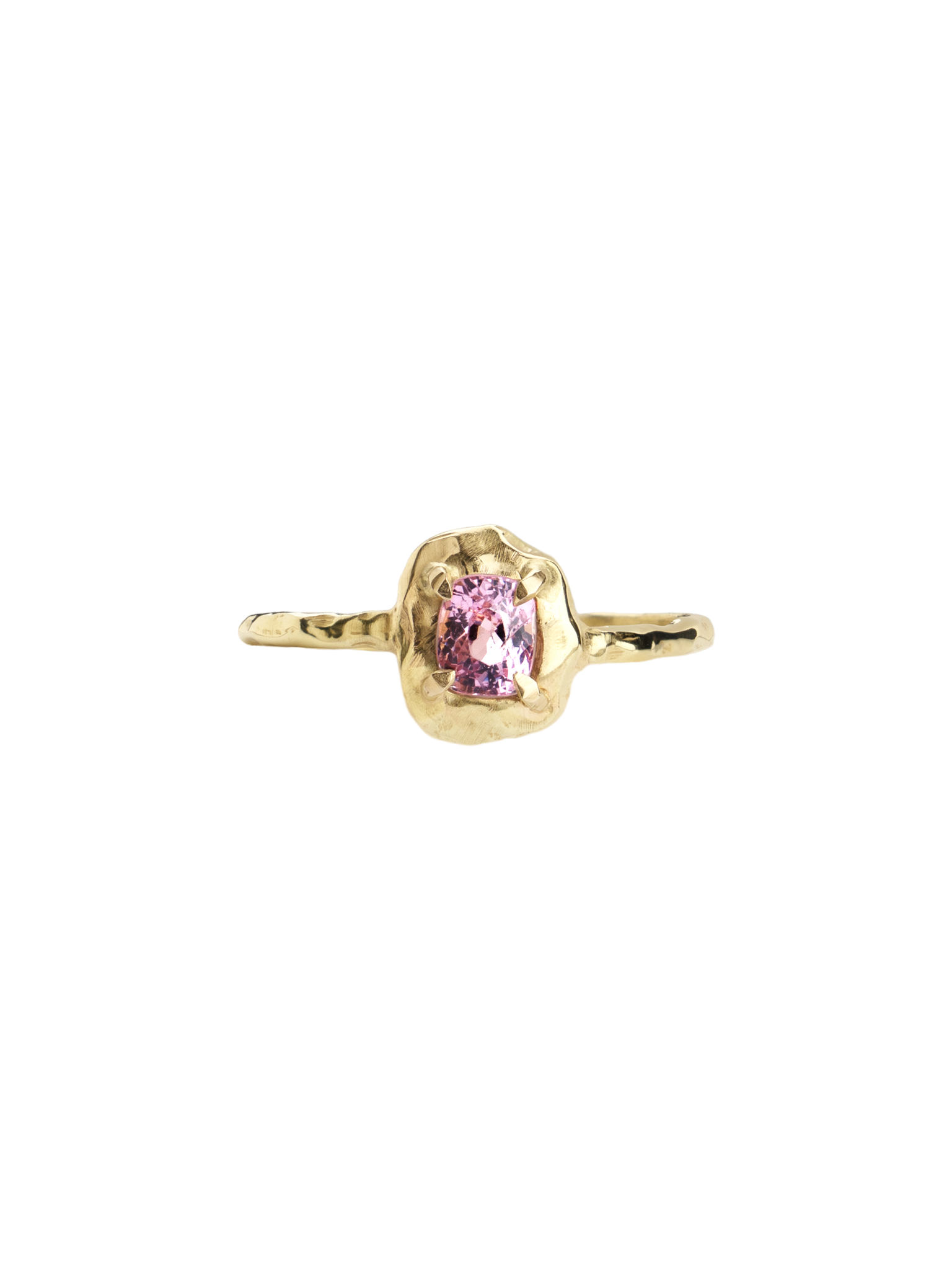 Pure single sapphire ring 
