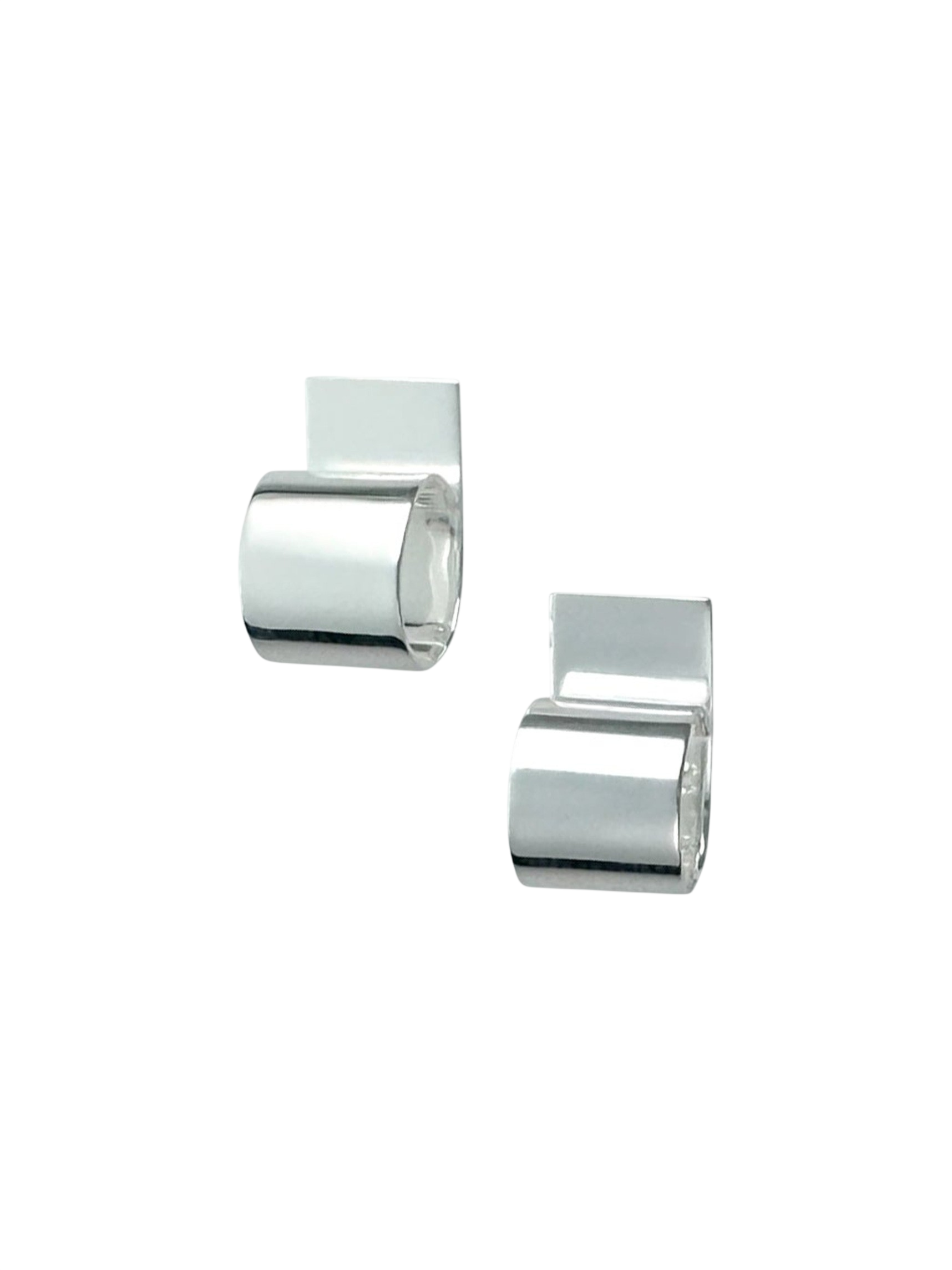 Cut Earrings Silver photo