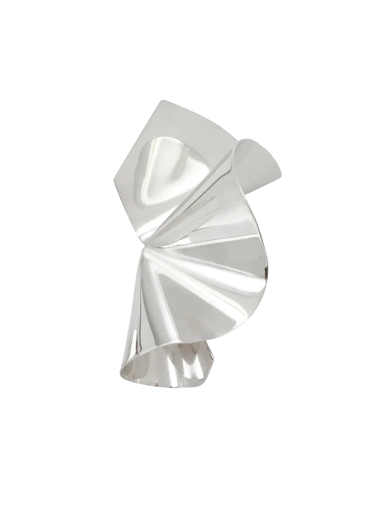 Enfold Single Earring Silver photo