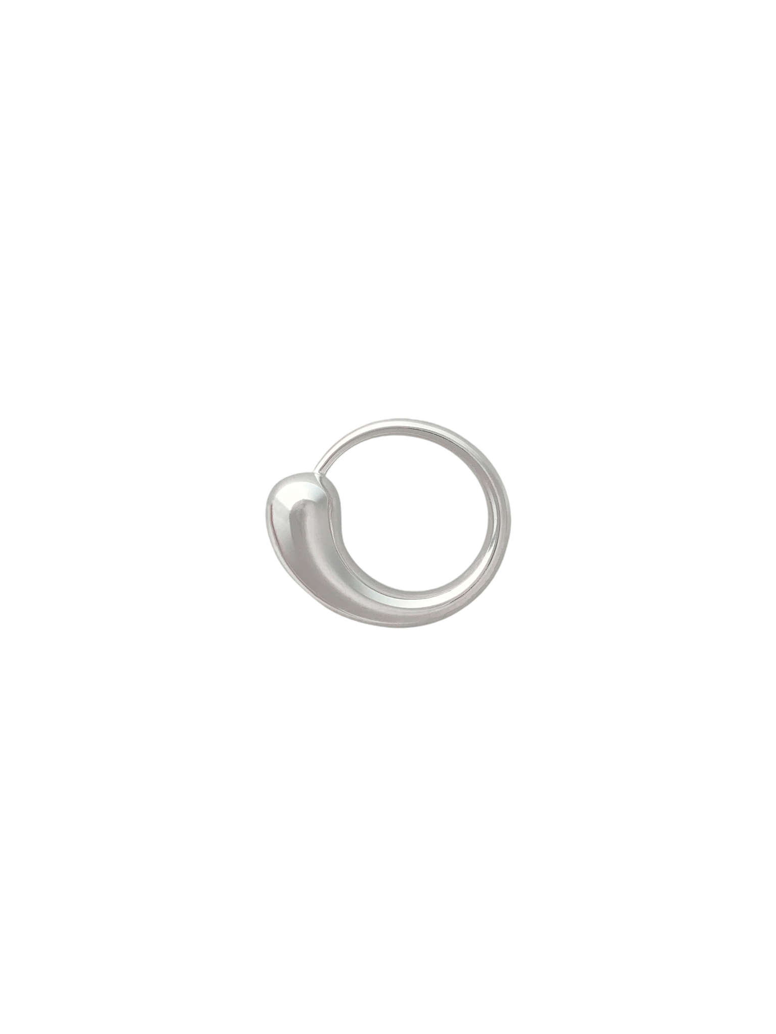 Closure ring in silver