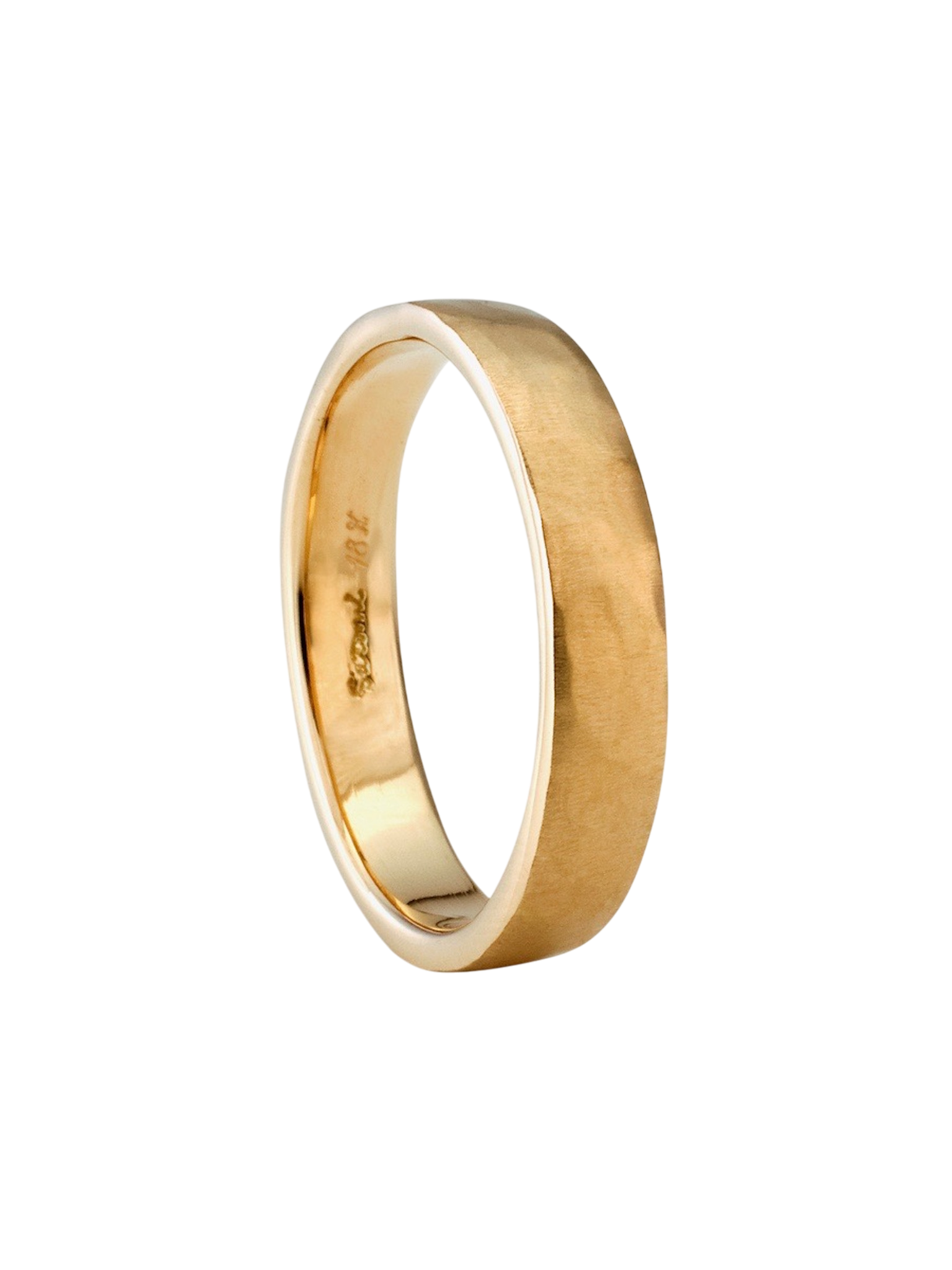 4.2mm signature hammered band