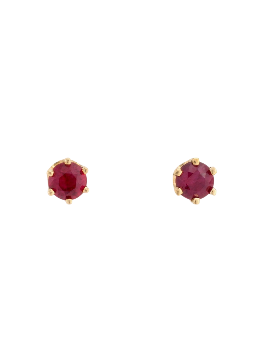 3mm Ruby Studs photo