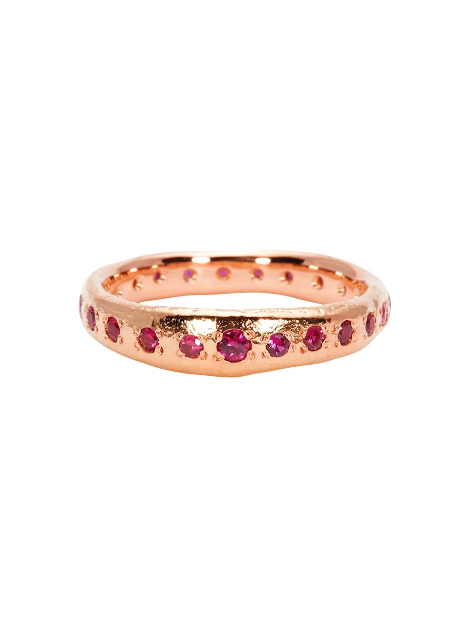 Large ruby terra eternity band