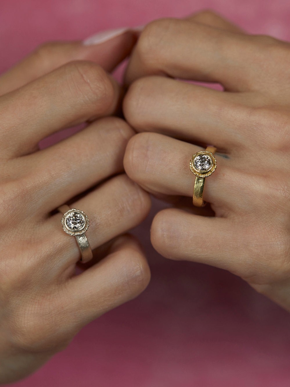 5mm Brown Diamond Dawn Ring