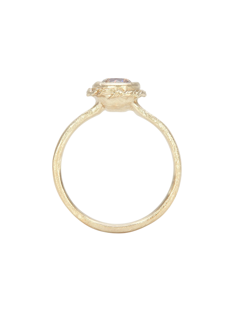 5mm Brown Diamond Dawn Ring