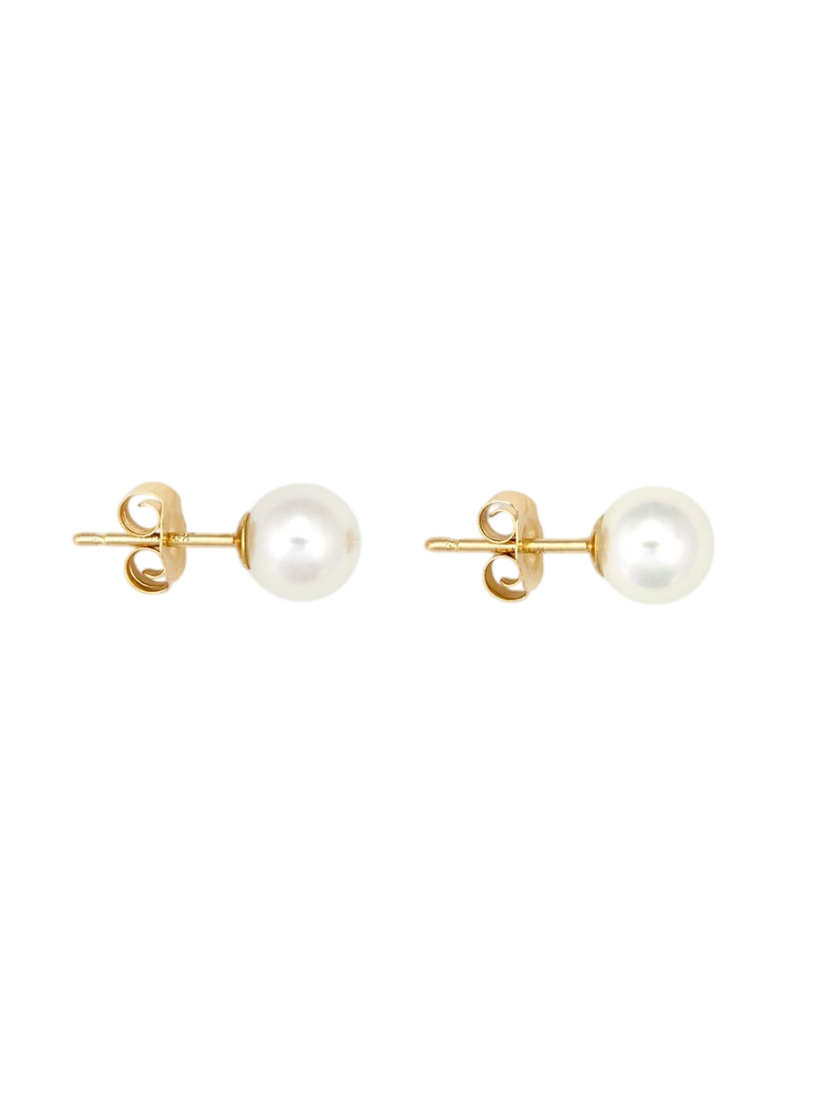 6mm Akoya Pearl Studs