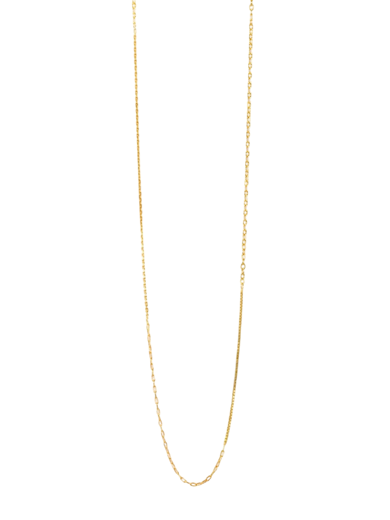 Mixed chain necklace 