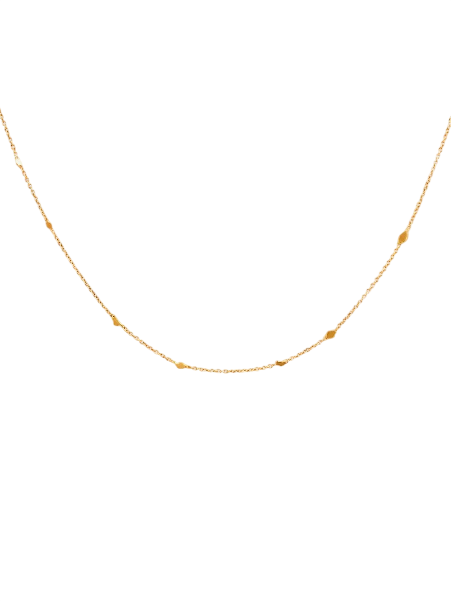 15.5 Little Gold Fleck Necklace photo