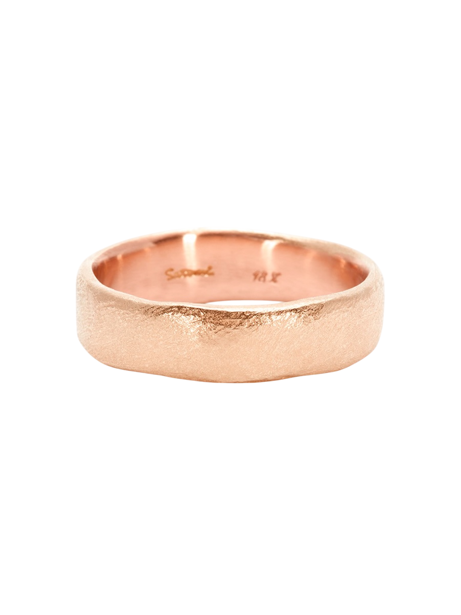 6mm organic textured band