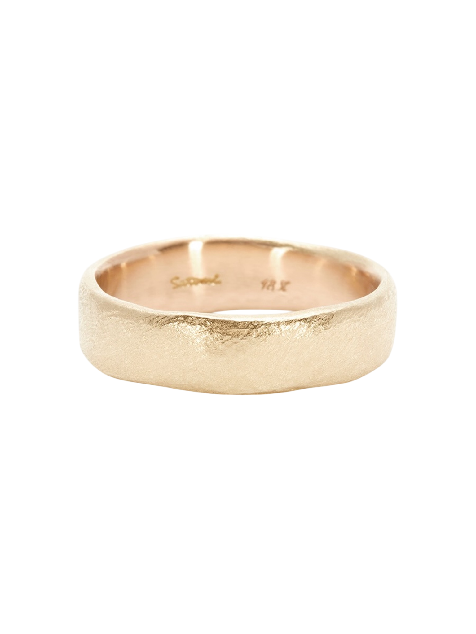 6mm organic textured band