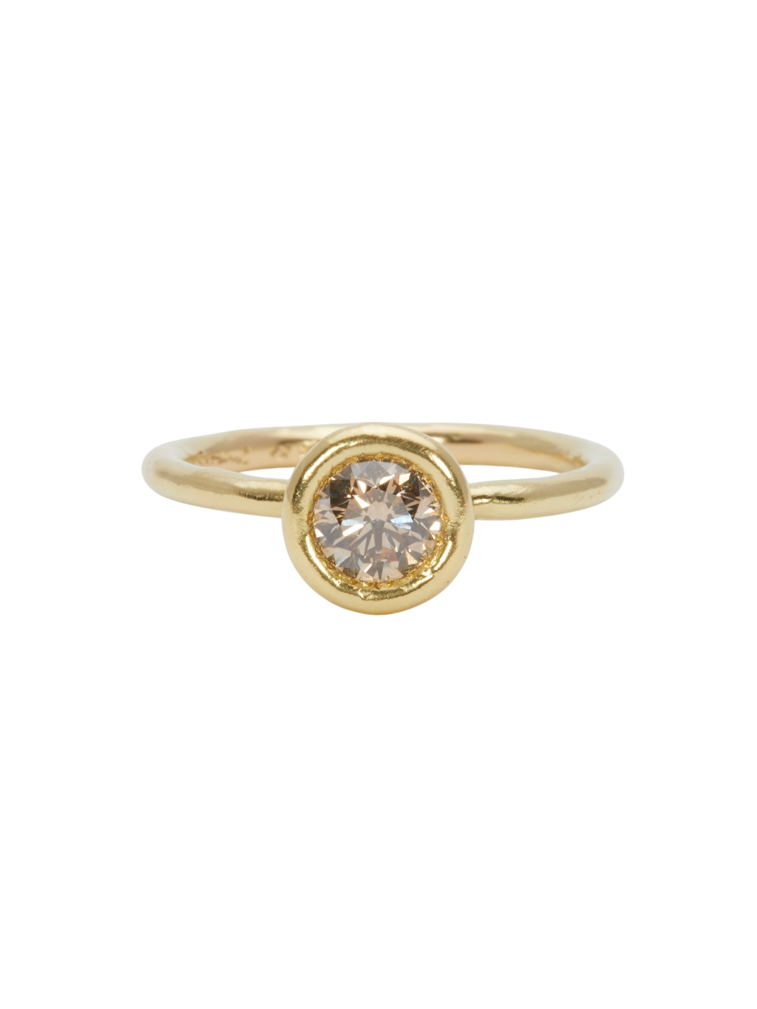 5mm brown diamond kindred ring