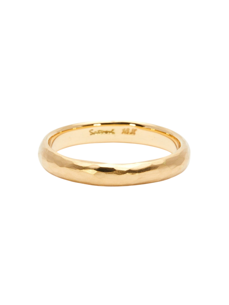 3.5mm Half Round Hammered Band photo