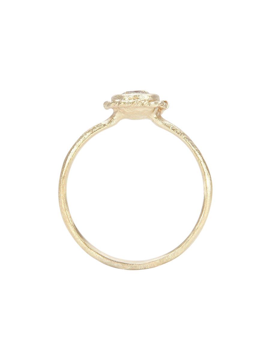 4mm Brown Diamond Dawn Ring
