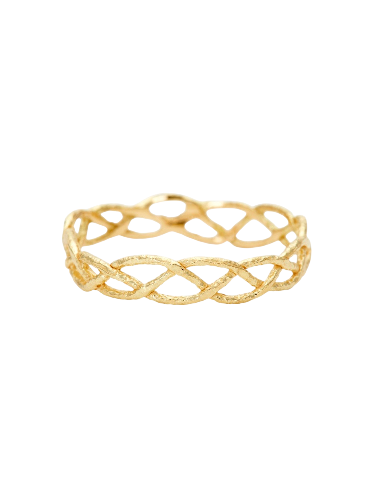 Braided eternity band