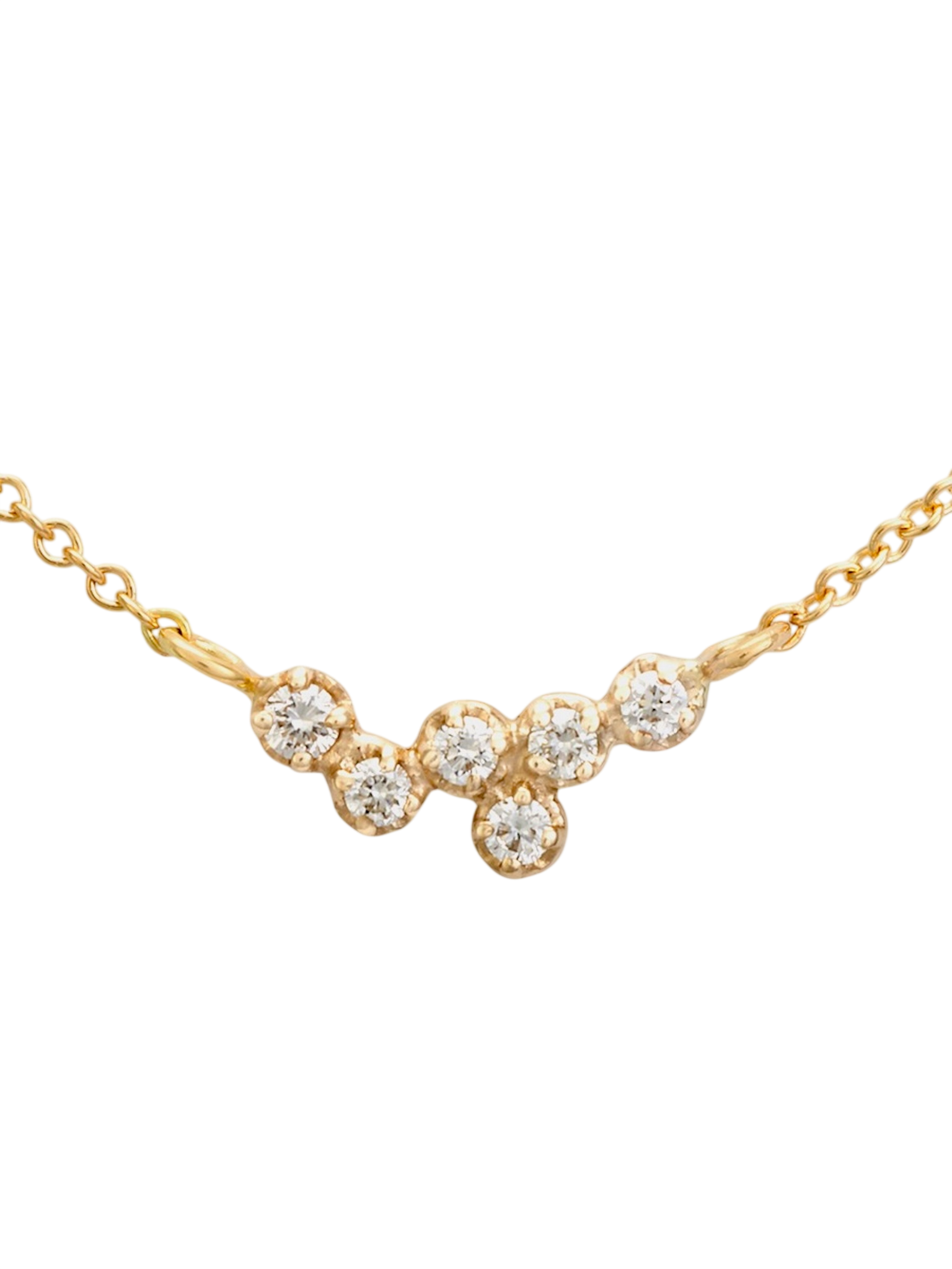 White diamond hydra necklace