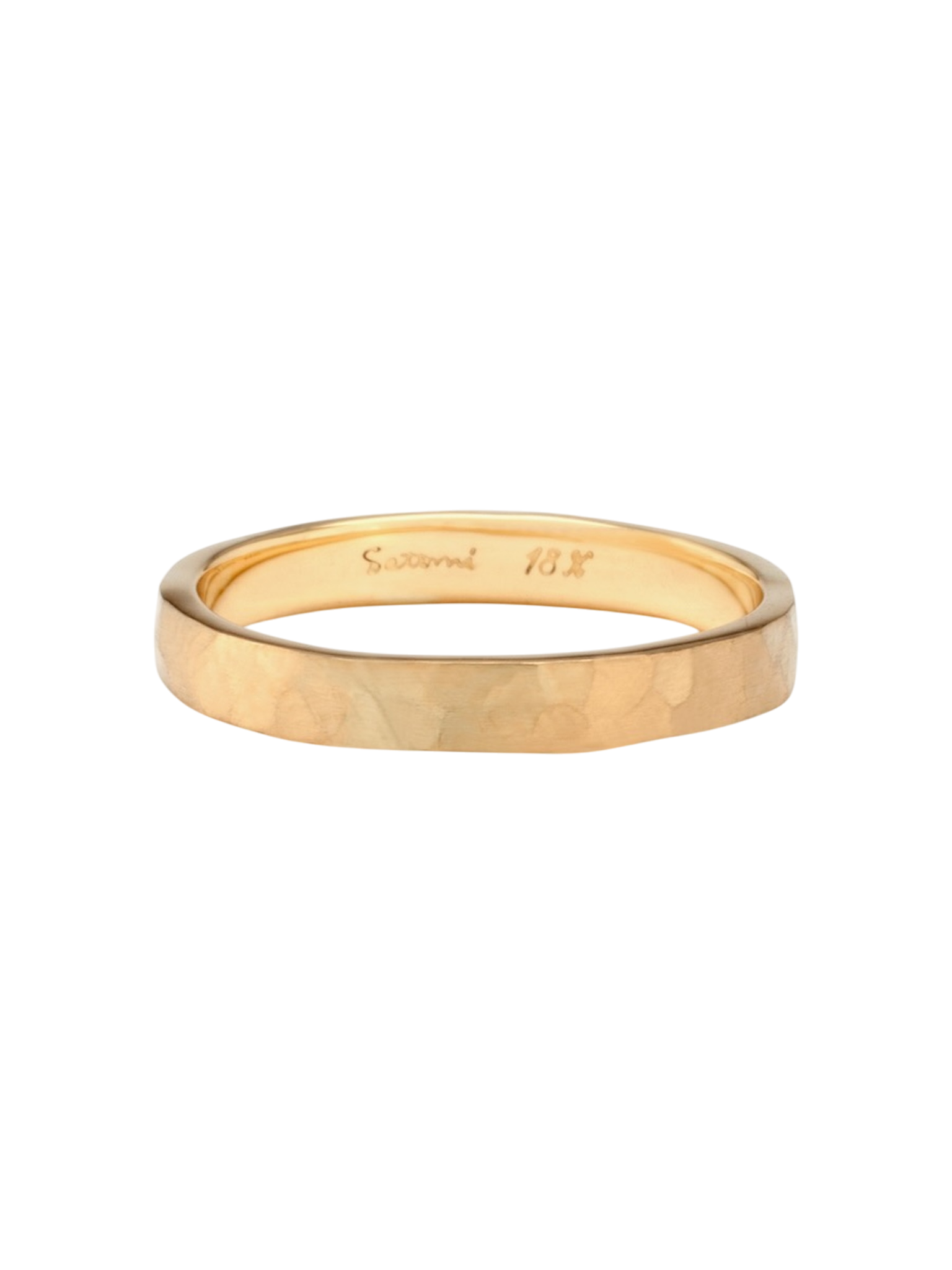 2.8mm hammered texture band