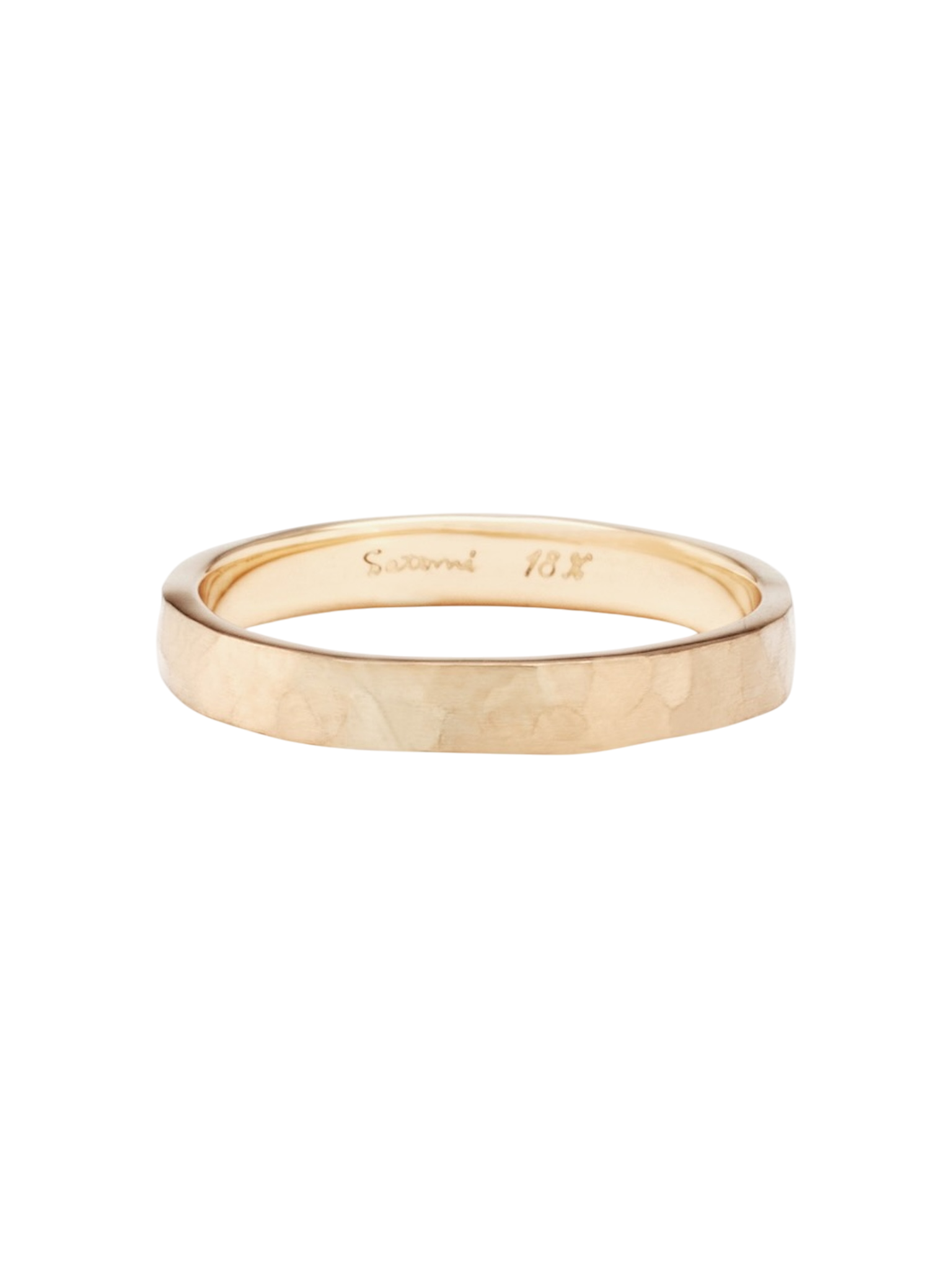 2.8mm hammered texture band