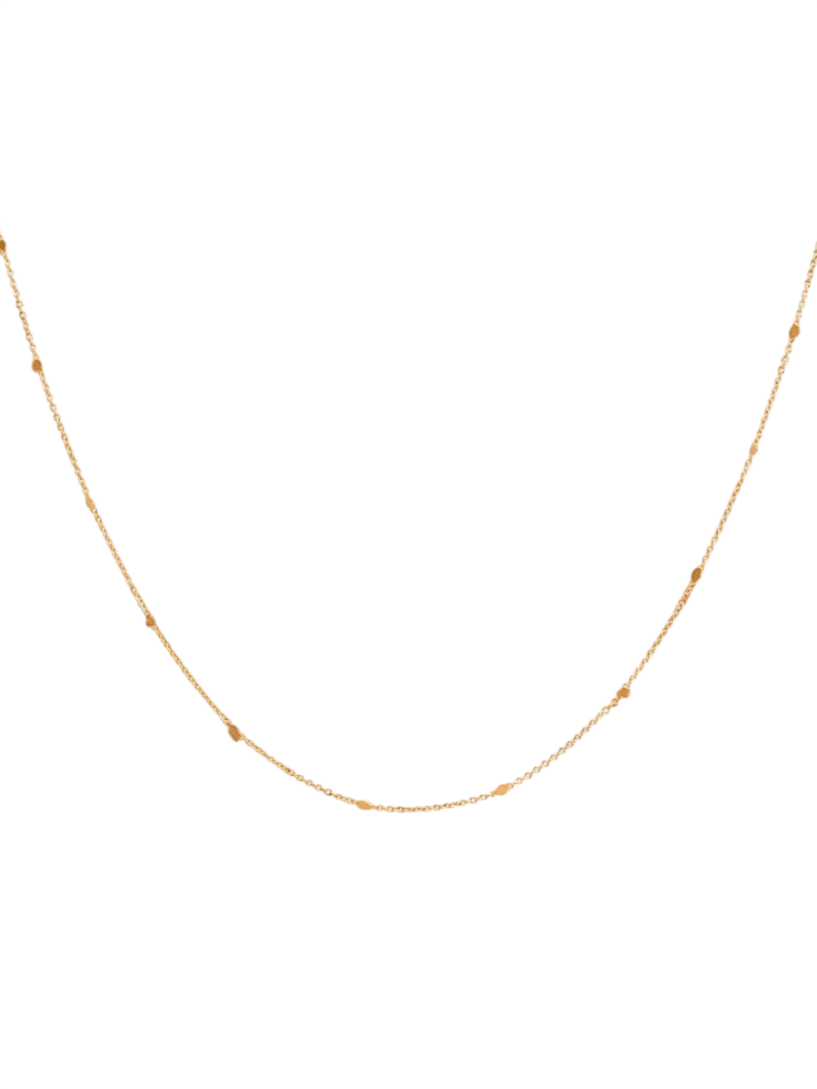 20 Little Gold Fleck Necklace photo