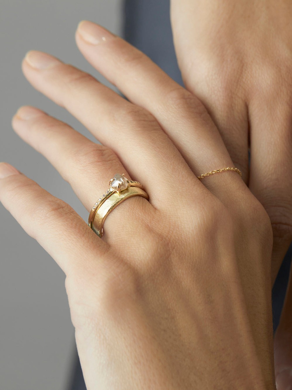 3.8mm Organic Textured Band