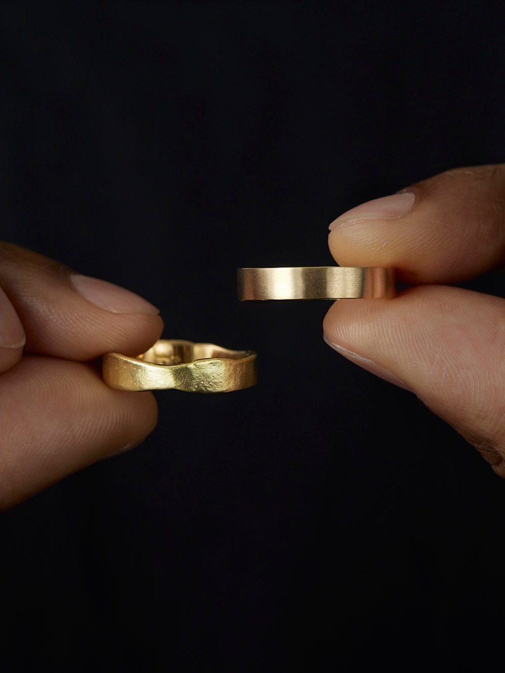 3.8mm Organic Textured Band