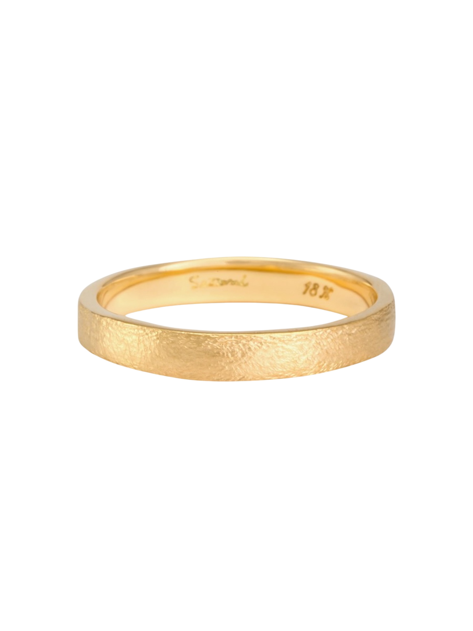 2.75mm rough textured square band 