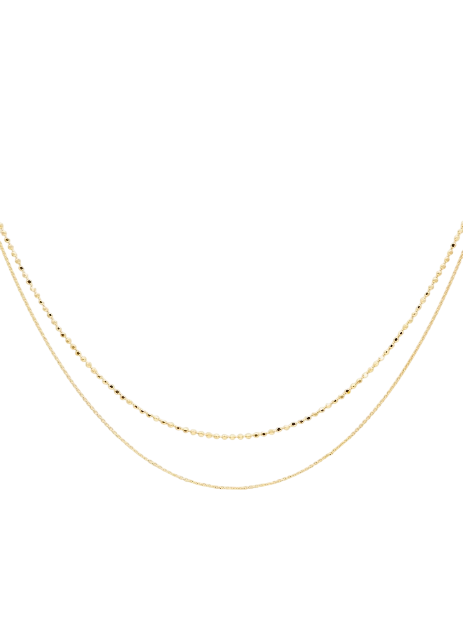 Rippling chain necklace