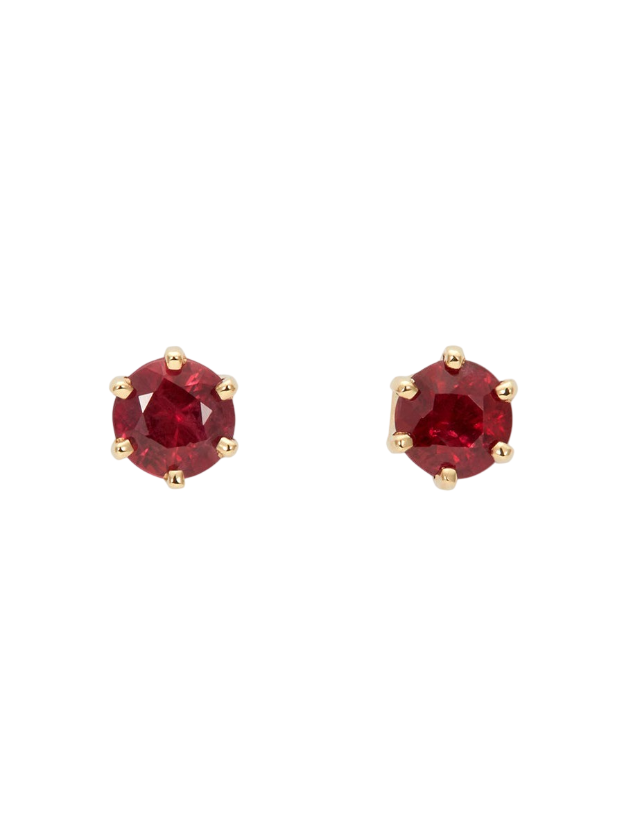 4mm Ruby Studs photo