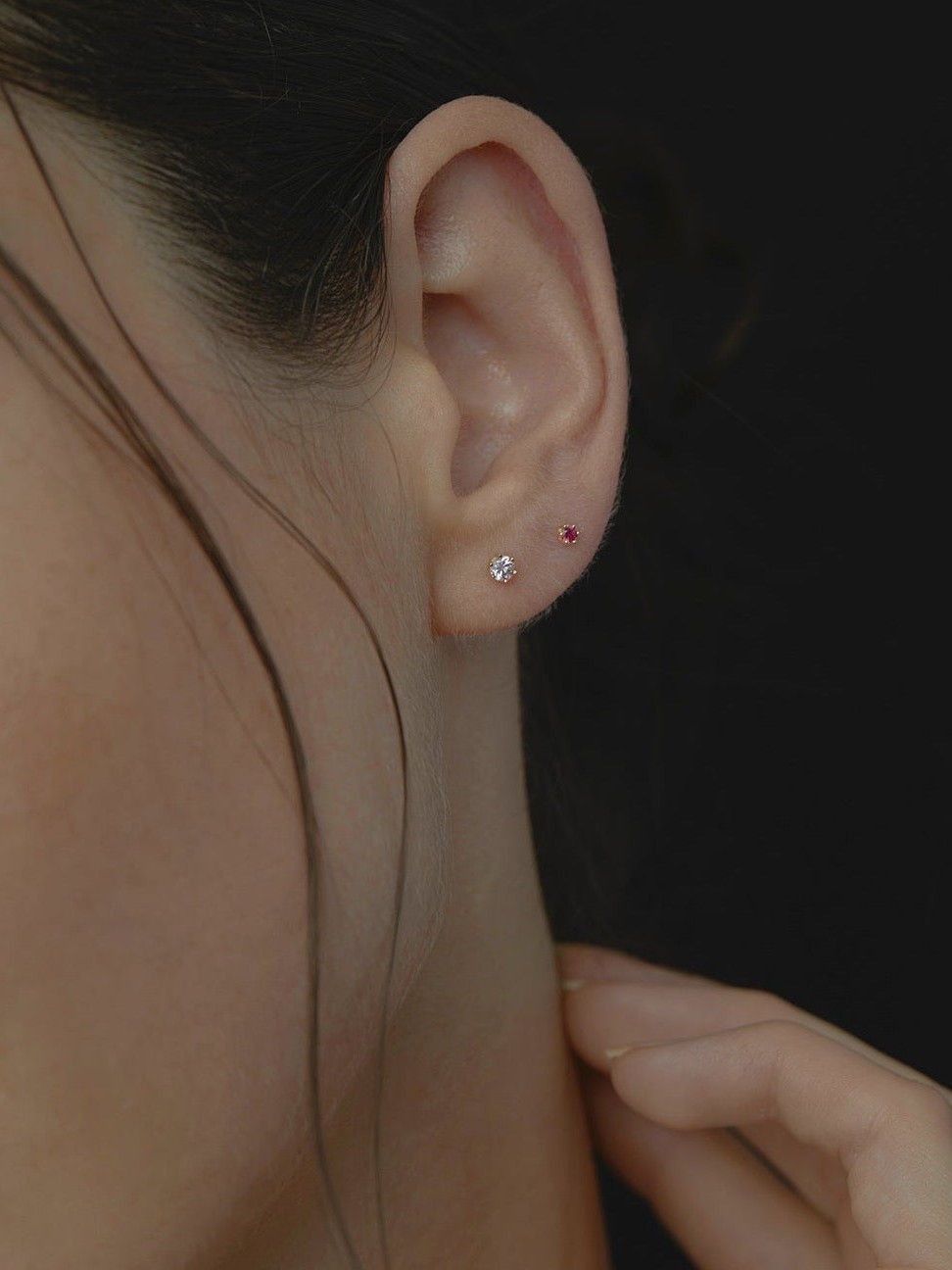 3mm Pink Sapphire Studs