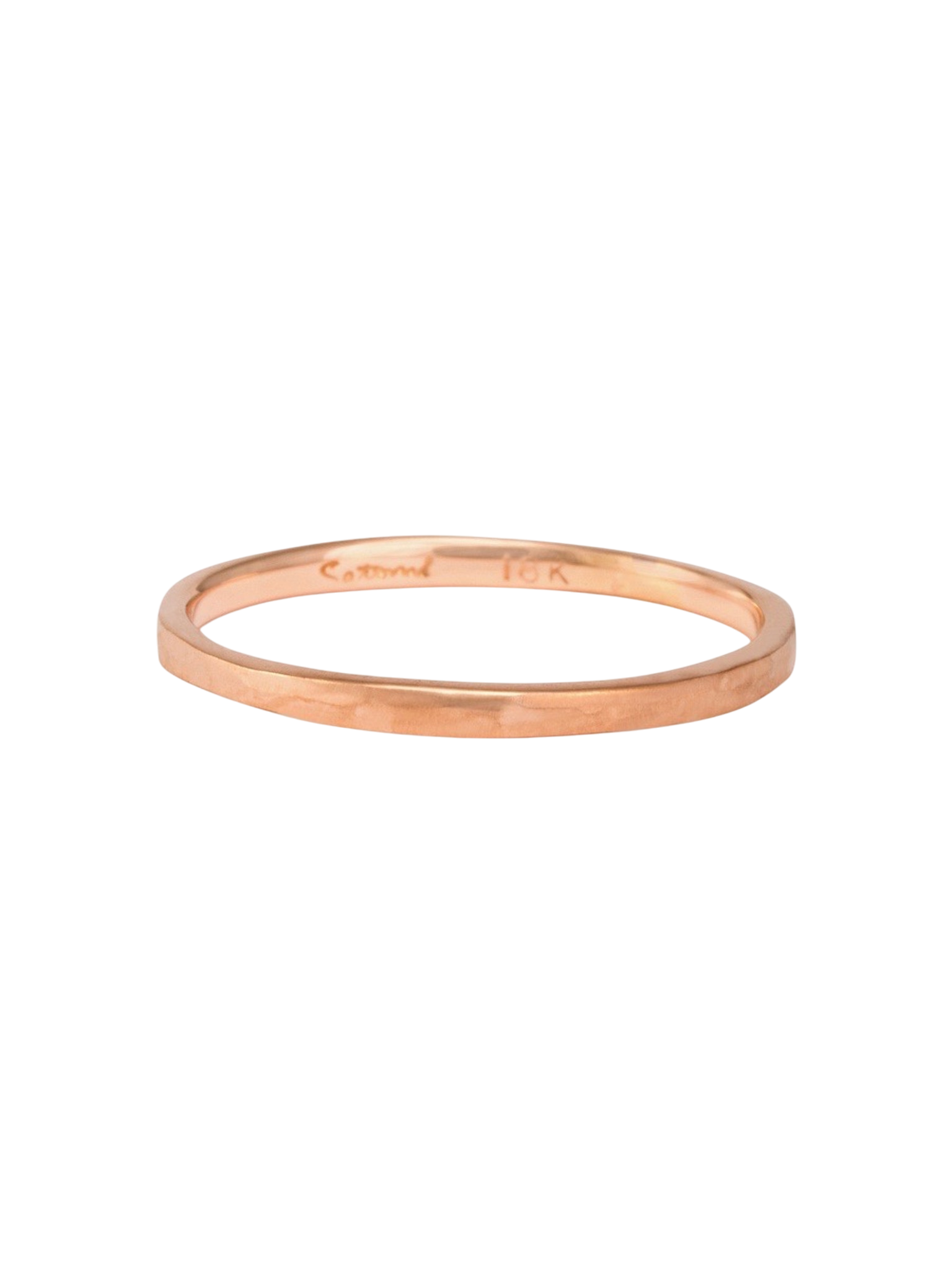 1.6mm hammered texture band