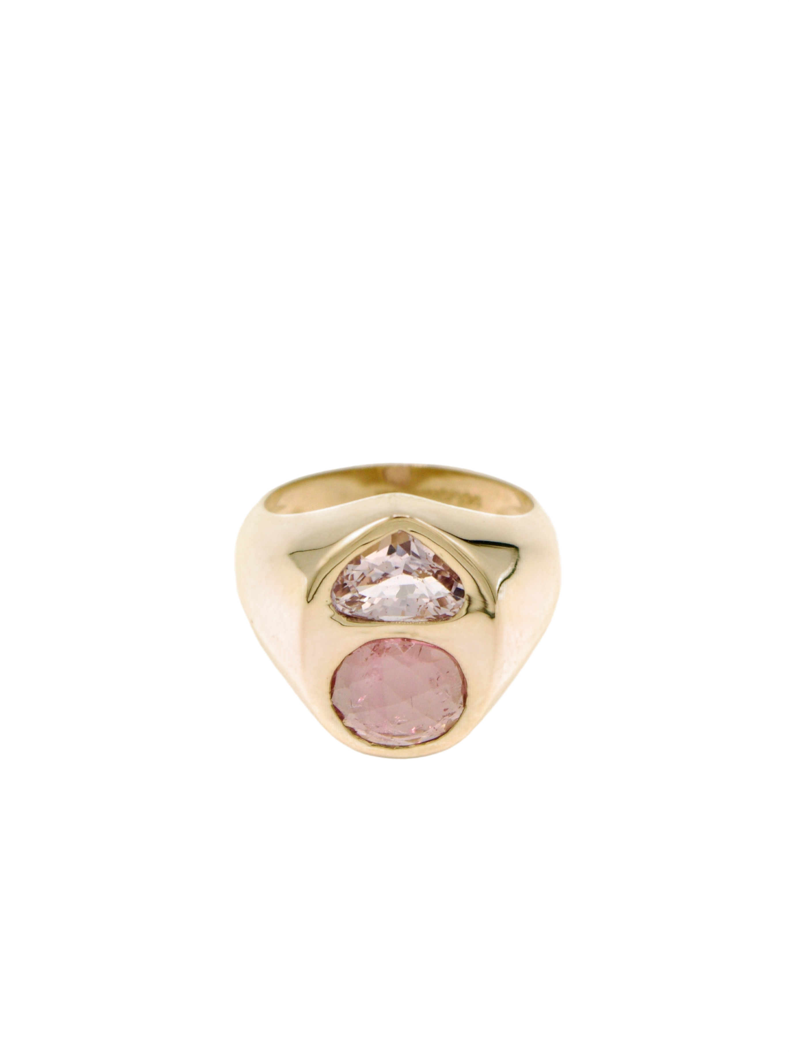 Aurelia Ring with Ceylon Sapphire and Tourmaline photo