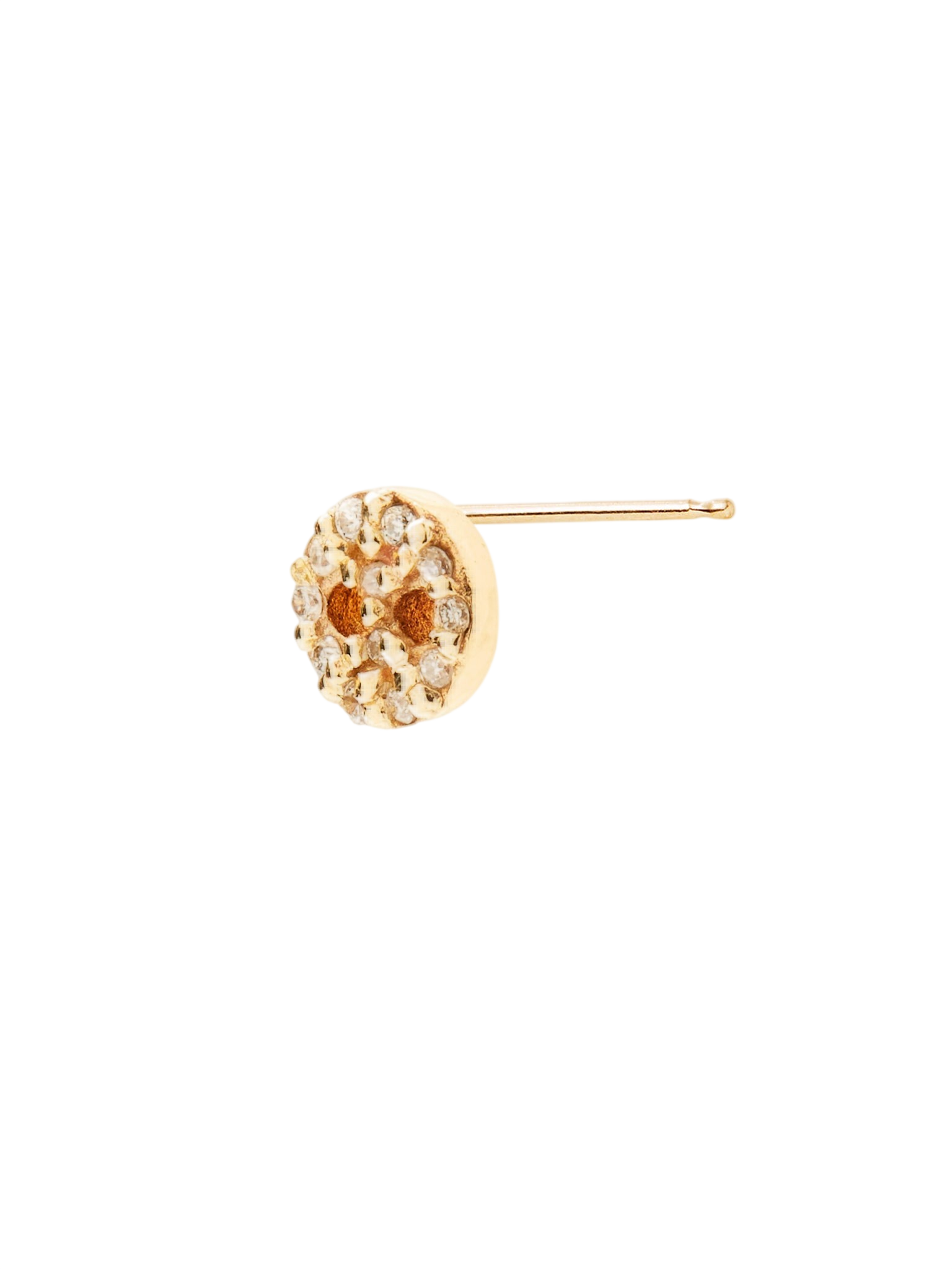Tiny Diamond Button Stud photo