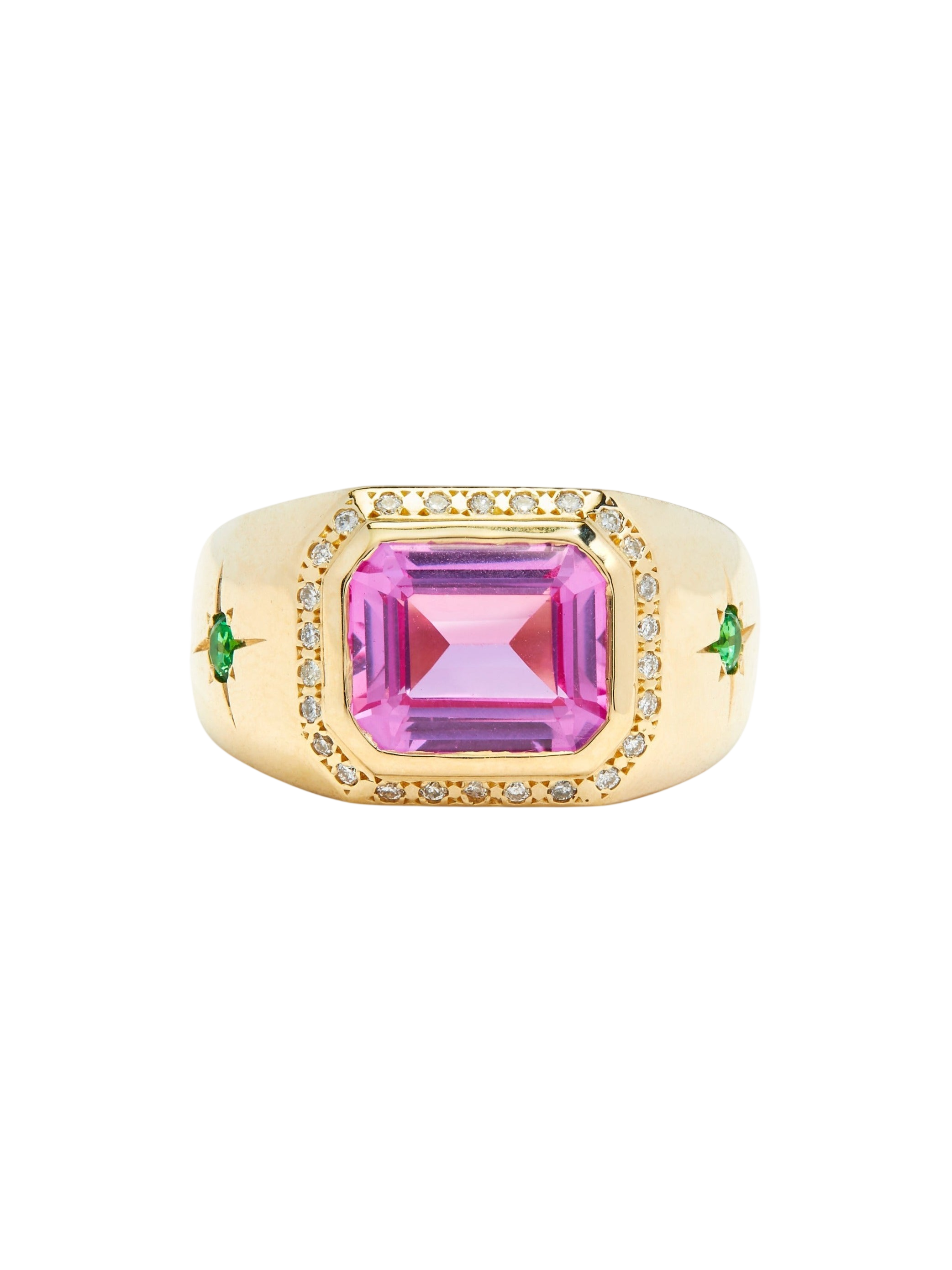 The Rolinda Ring with Pink Topaz photo