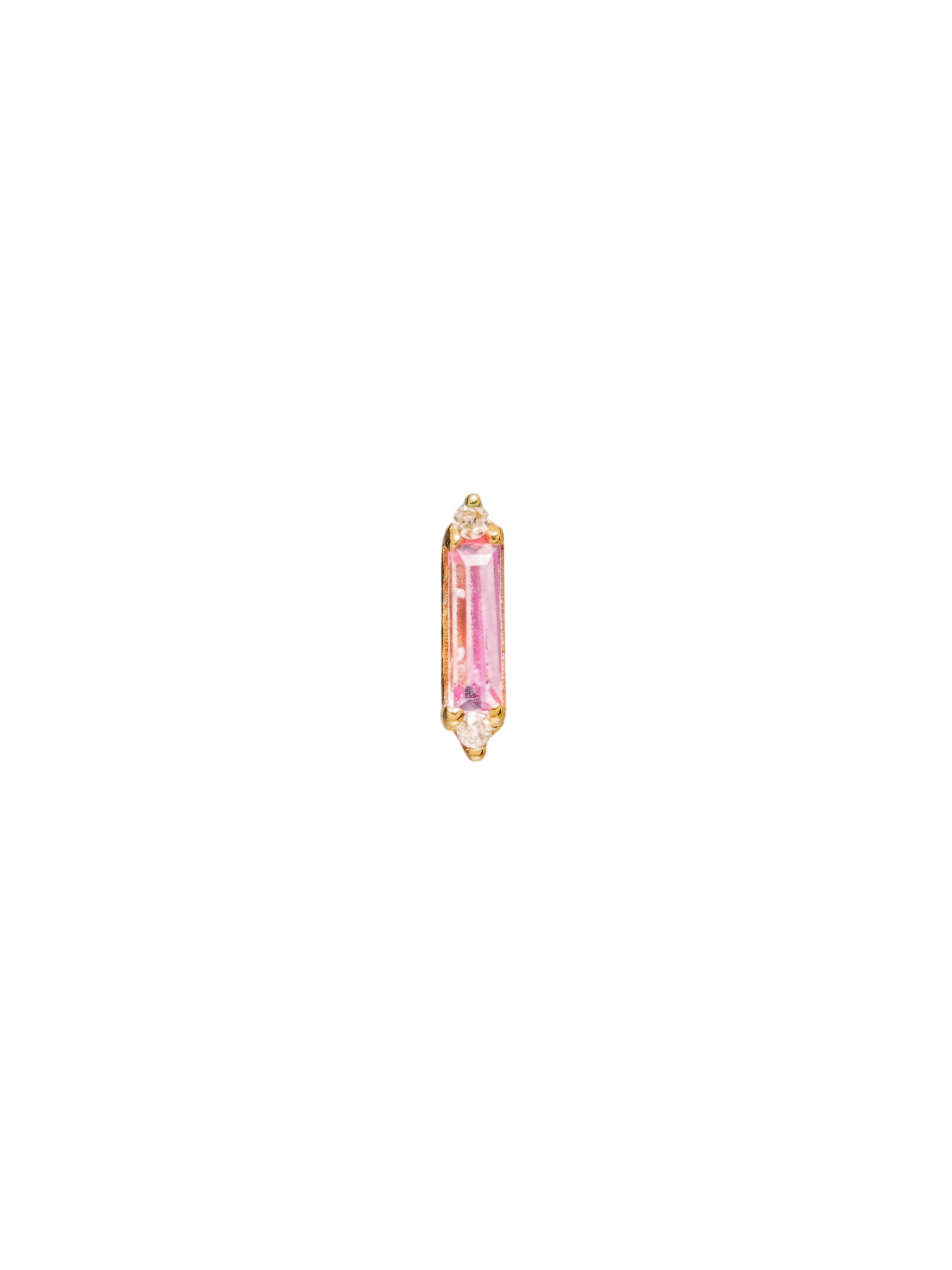 Dazzle Stud with Pink Sapphire photo