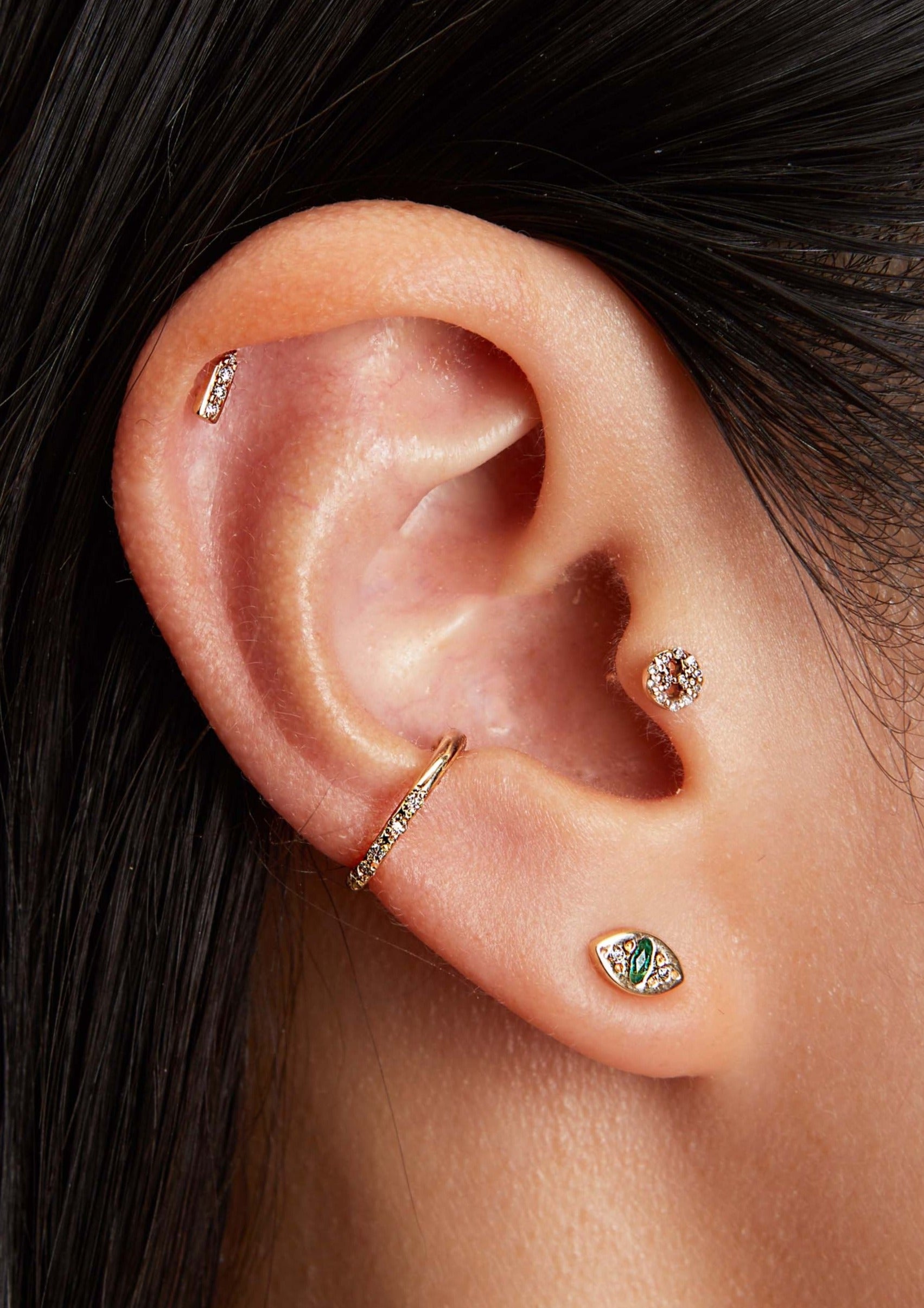 Diamond Arrow Stud